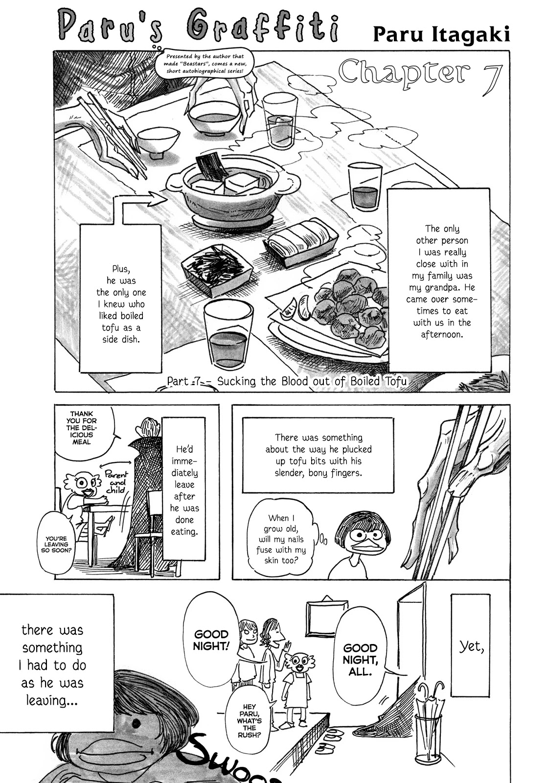 Paru's Graffiti Chapter 7 page 2 - Chapter 7: Sucking the Blood out of Boiled Tofu