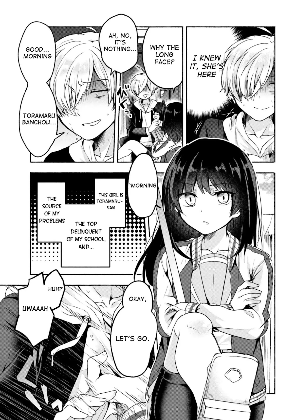 Pashiri na Boku to Koi suru Banchou-san Chapter 1 page 4 - Chapter 1