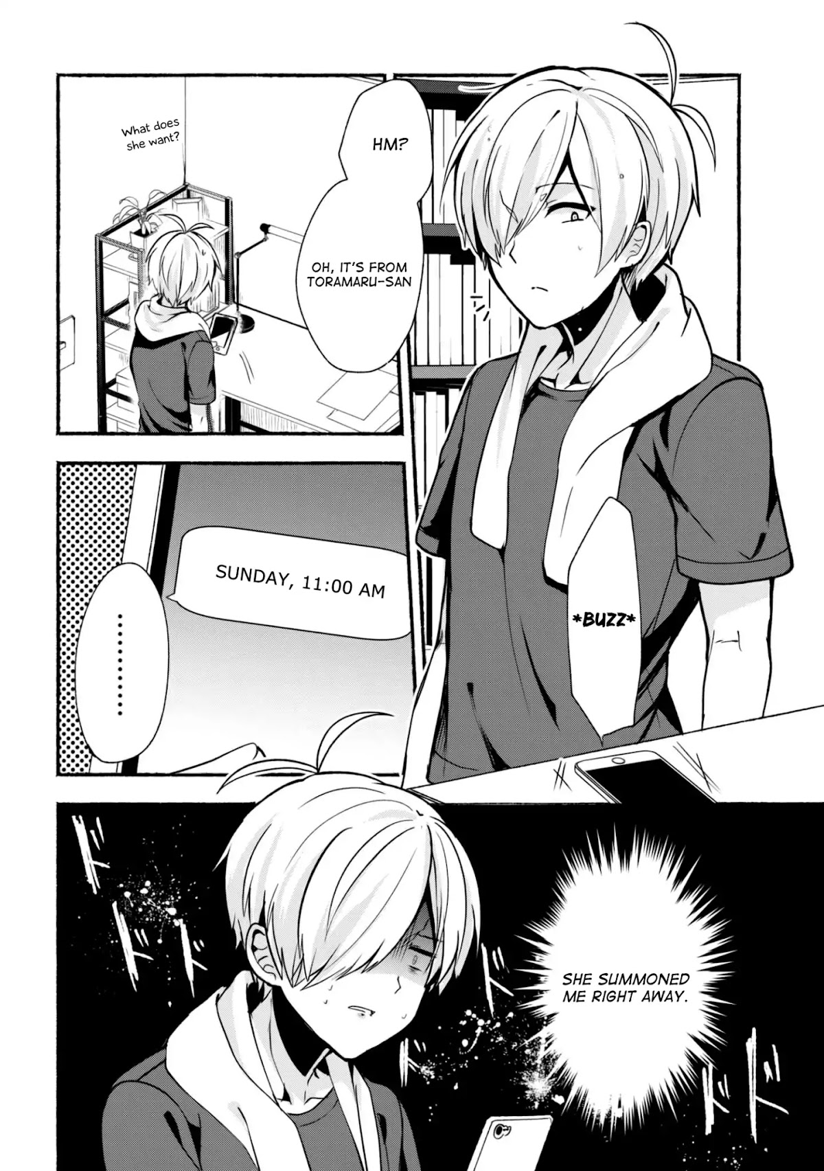 Pashiri na Boku to Koi suru Banchou-san Chapter 21 page 11 - Chapter 21