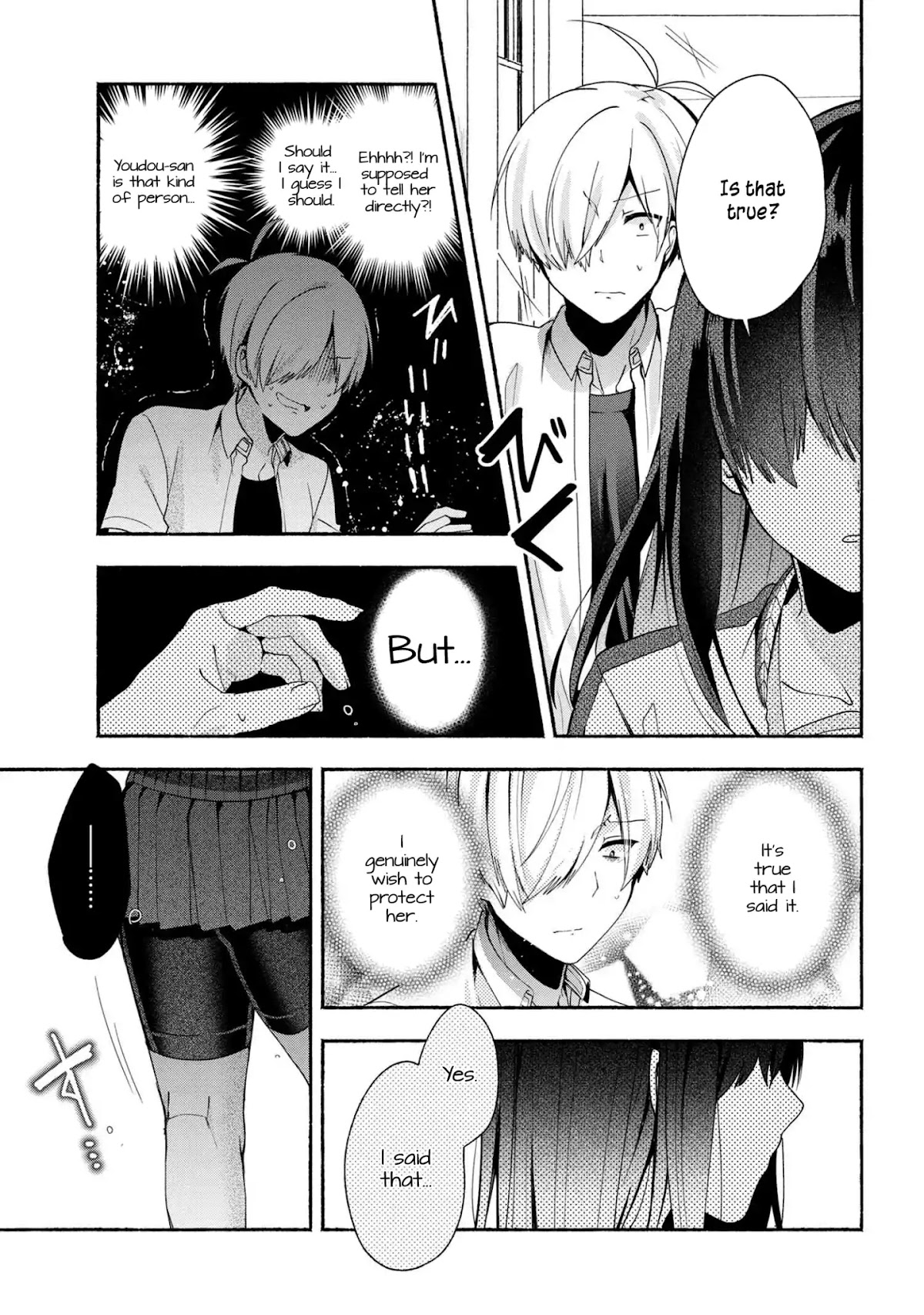 Pashiri na Boku to Koi suru Banchou-san Chapter 38 page 8 - Chapter 38