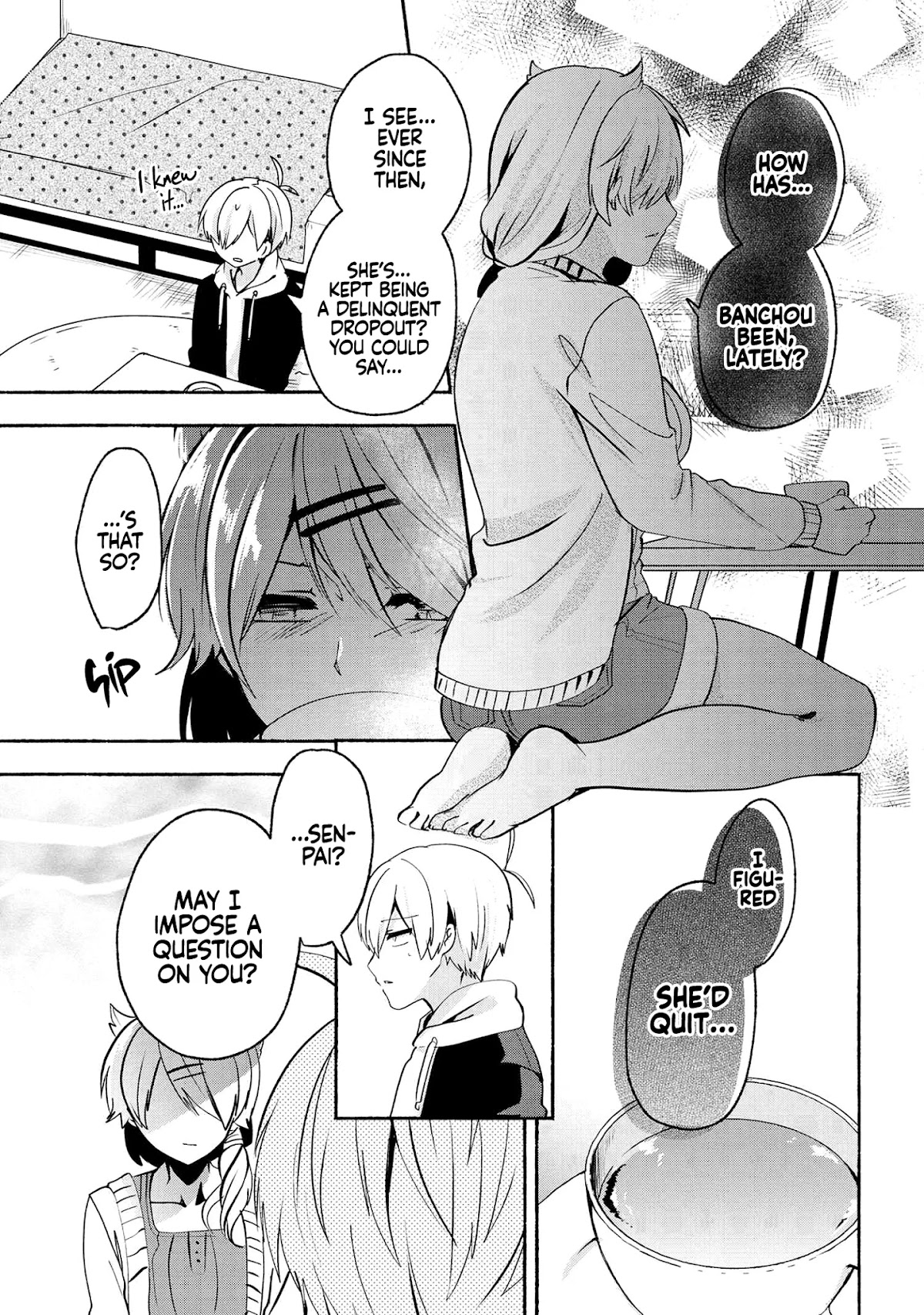 Pashiri na Boku to Koi suru Banchou-san Chapter 64 page 6 - Chapter 64