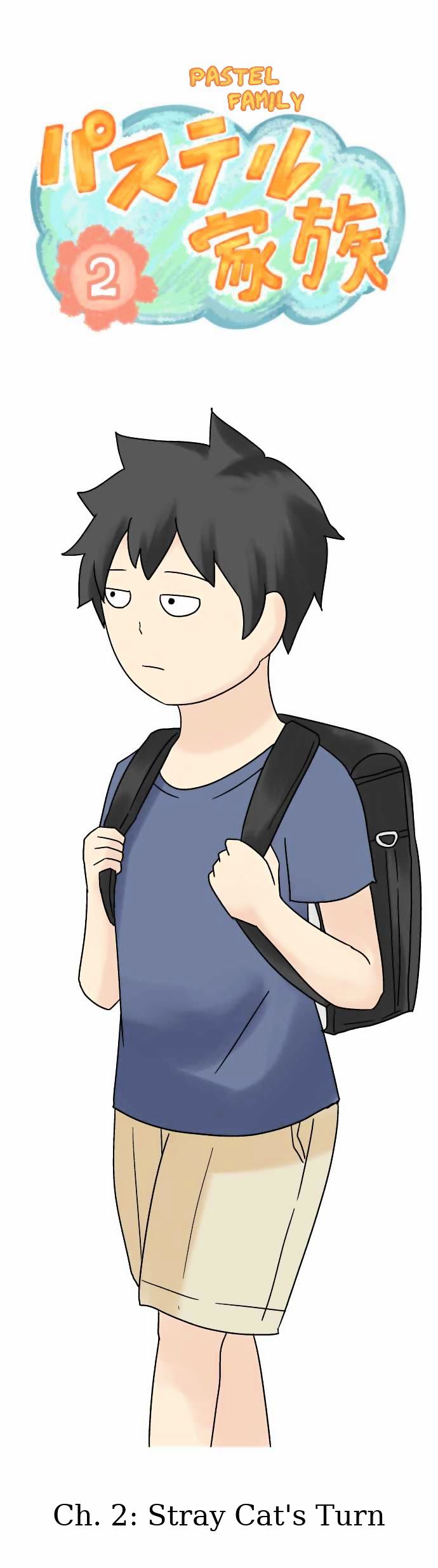 Pastel Family Chapter 2 page 1 - Chapter 2 : Stray Cat's Turn