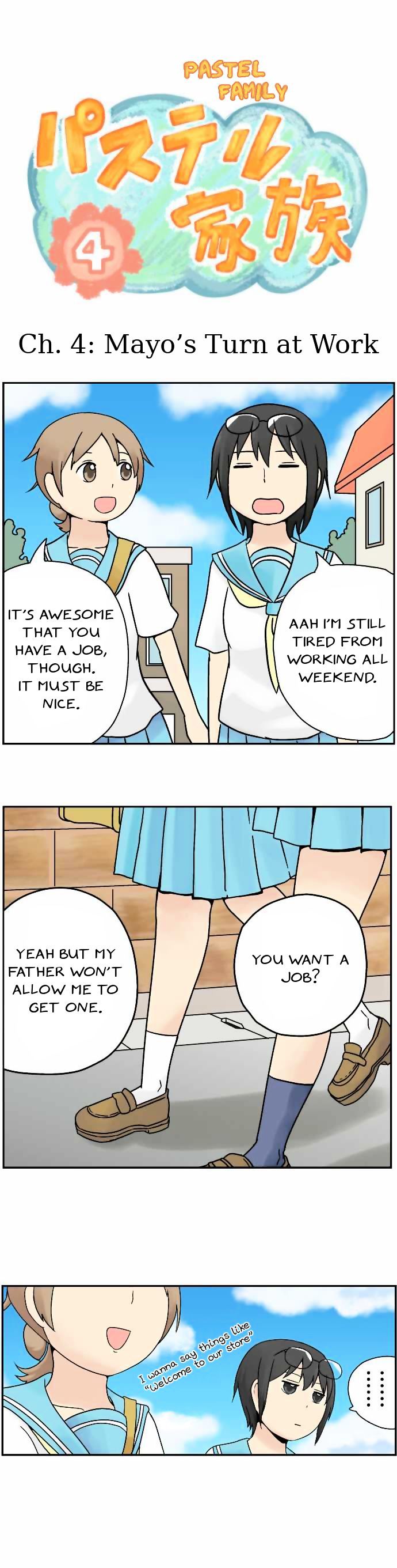 Pastel Family Chapter 4 page 1 - Chapter 4 : Mayo's Turn at Work