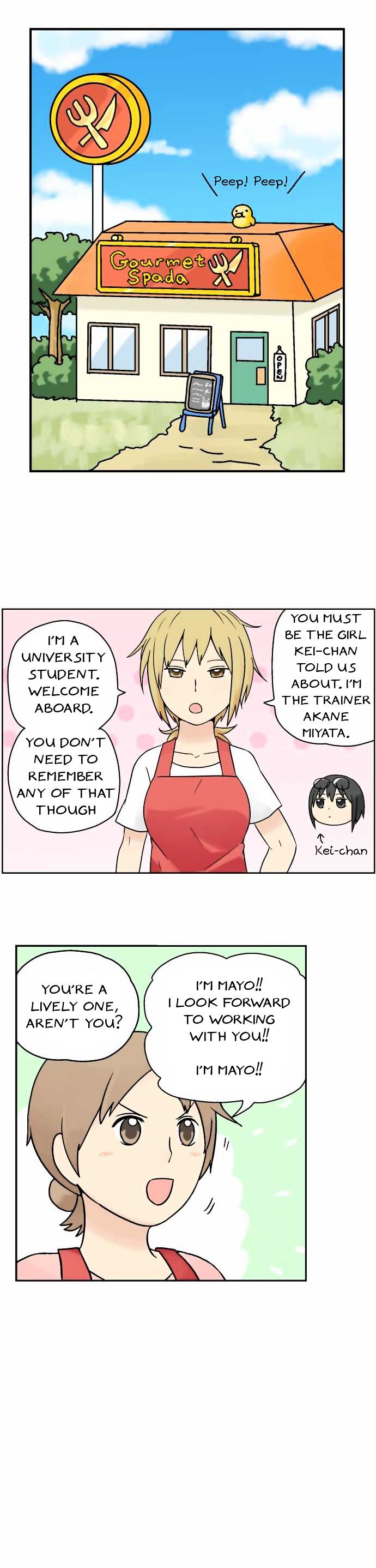 Pastel Family Chapter 4 page 6 - Chapter 4 : Mayo's Turn at Work