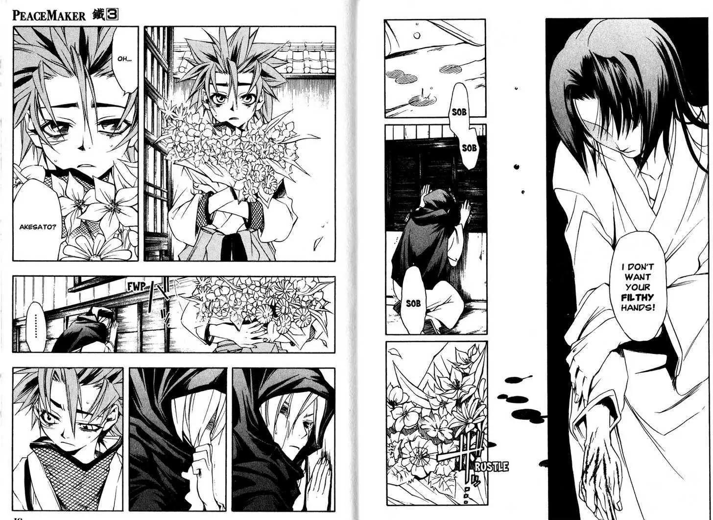 Peace Maker Kurogane Chapter 11 page 11 - Chapter 11: Tears
