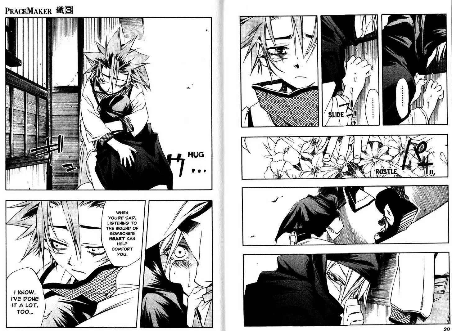 Peace Maker Kurogane Chapter 11 page 12 - Chapter 11: Tears