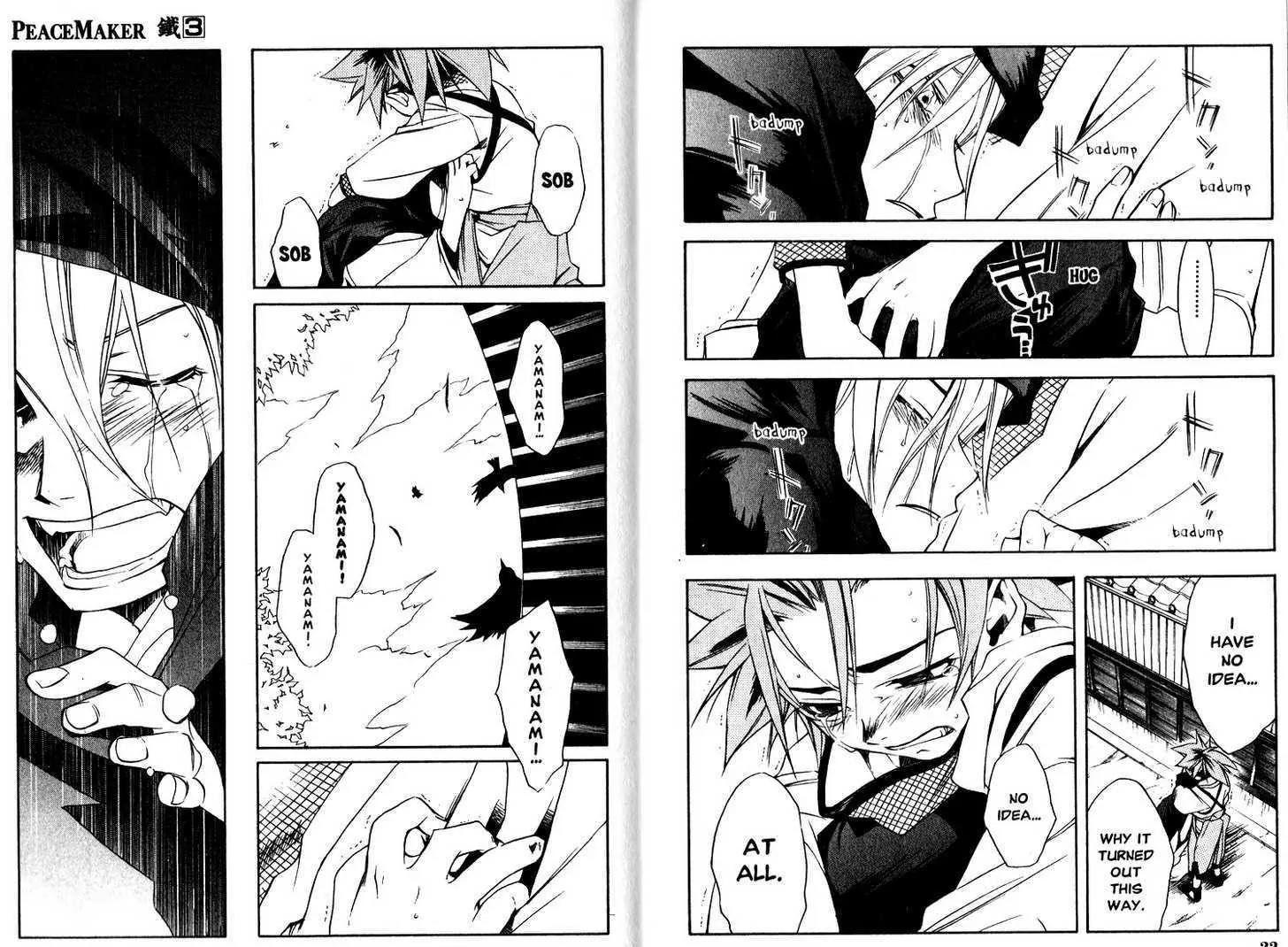Peace Maker Kurogane Chapter 11 page 13 - Chapter 11: Tears