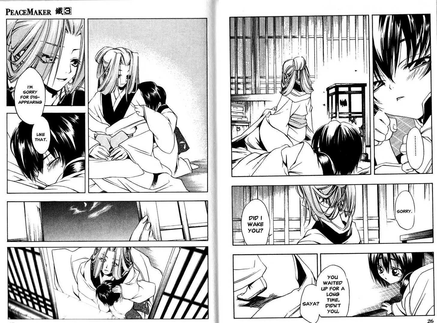 Peace Maker Kurogane Chapter 11 page 15 - Chapter 11: Tears