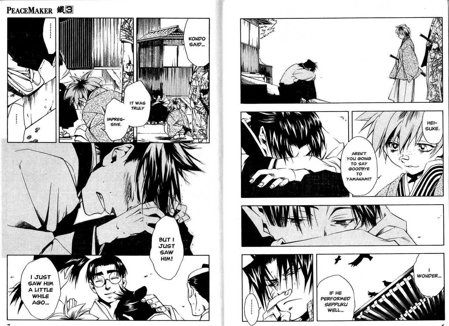 Peace Maker Kurogane Chapter 11 page 5 - Chapter 11: Tears