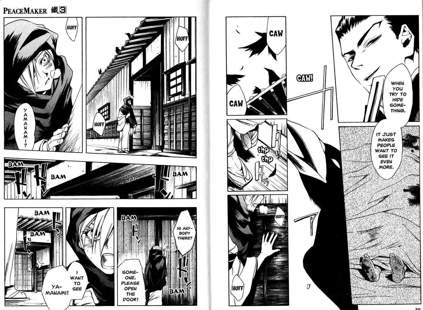 Peace Maker Kurogane Chapter 11 page 7 - Chapter 11: Tears