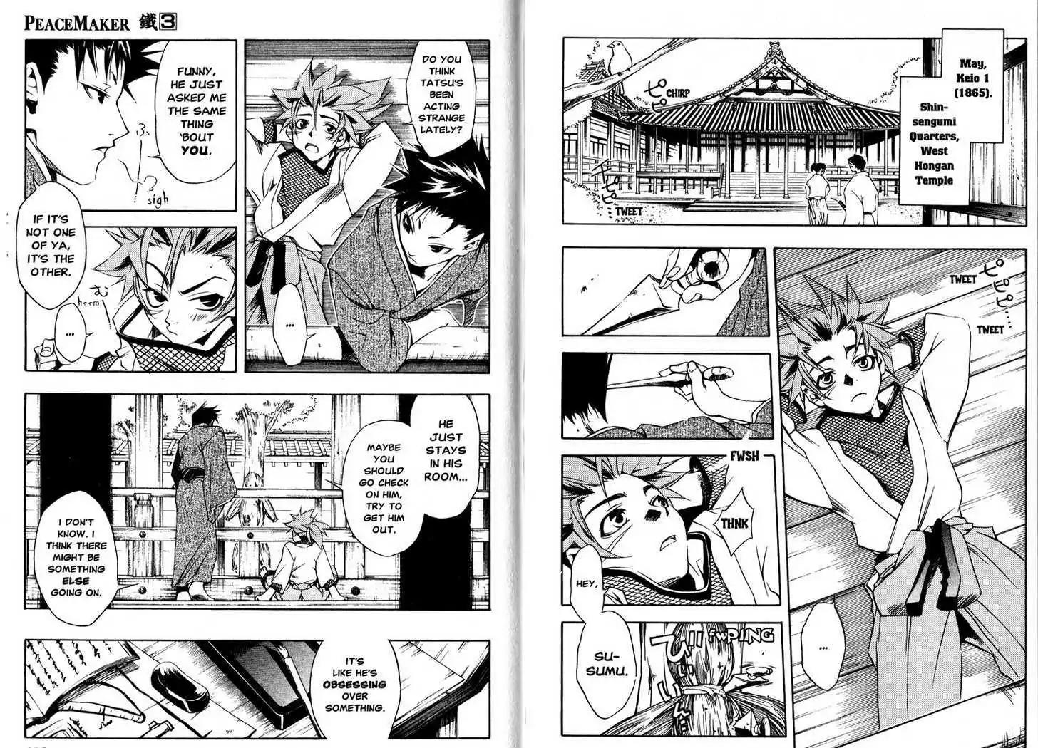 Peace Maker Kurogane Chapter 14 page 10 - Chapter 14: Gun