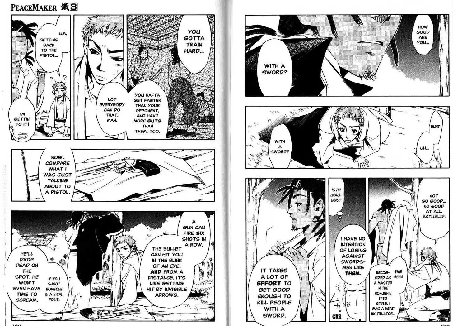 Peace Maker Kurogane Chapter 14 page 4 - Chapter 14: Gun
