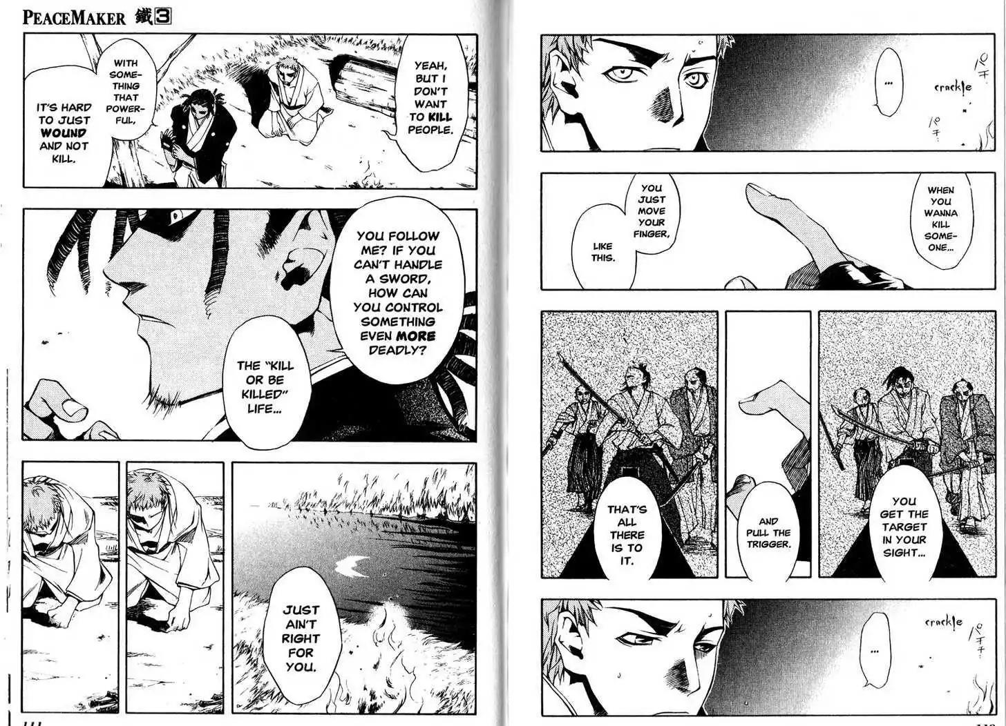 Peace Maker Kurogane Chapter 14 page 5 - Chapter 14: Gun