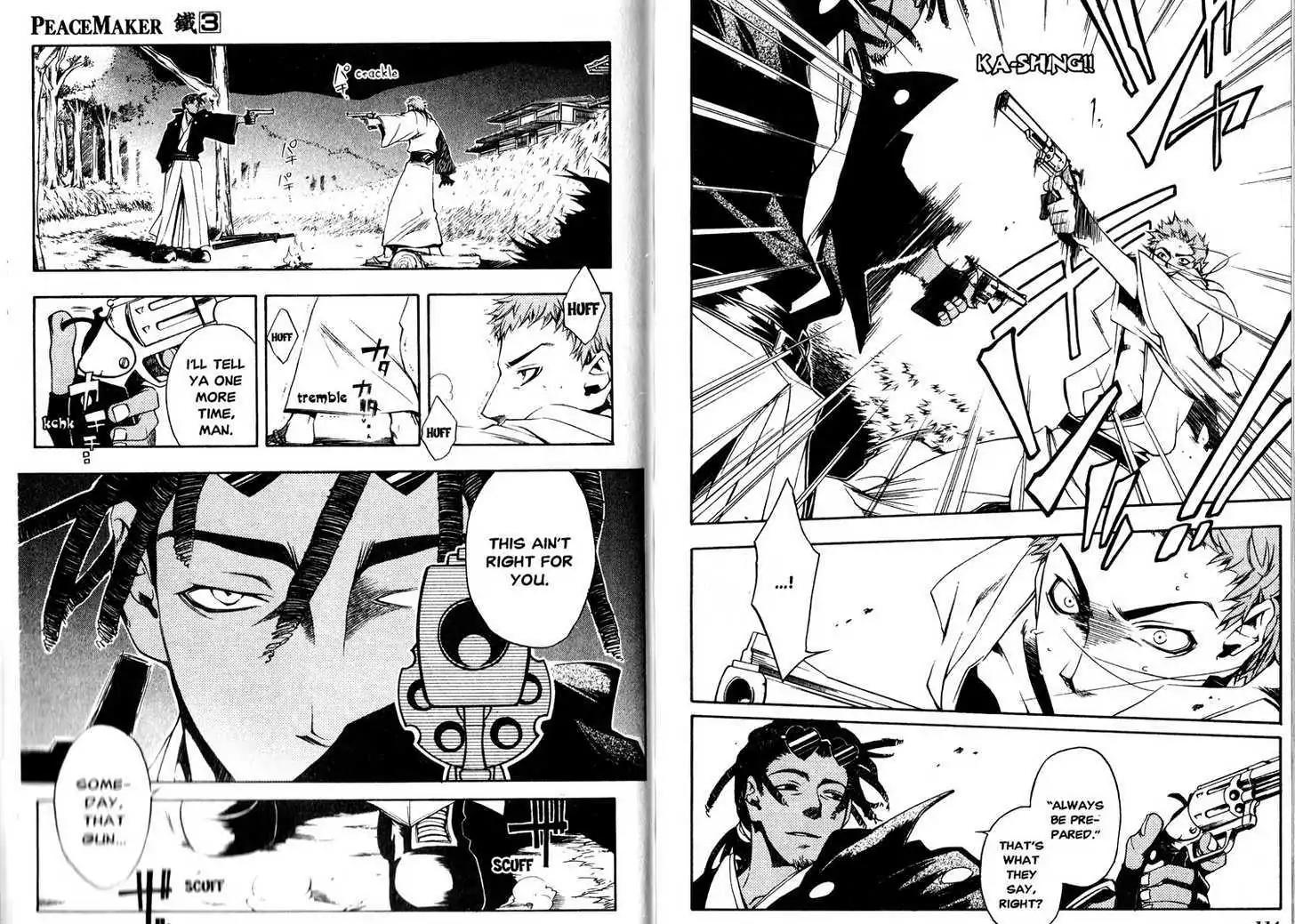 Peace Maker Kurogane Chapter 14 page 7 - Chapter 14: Gun