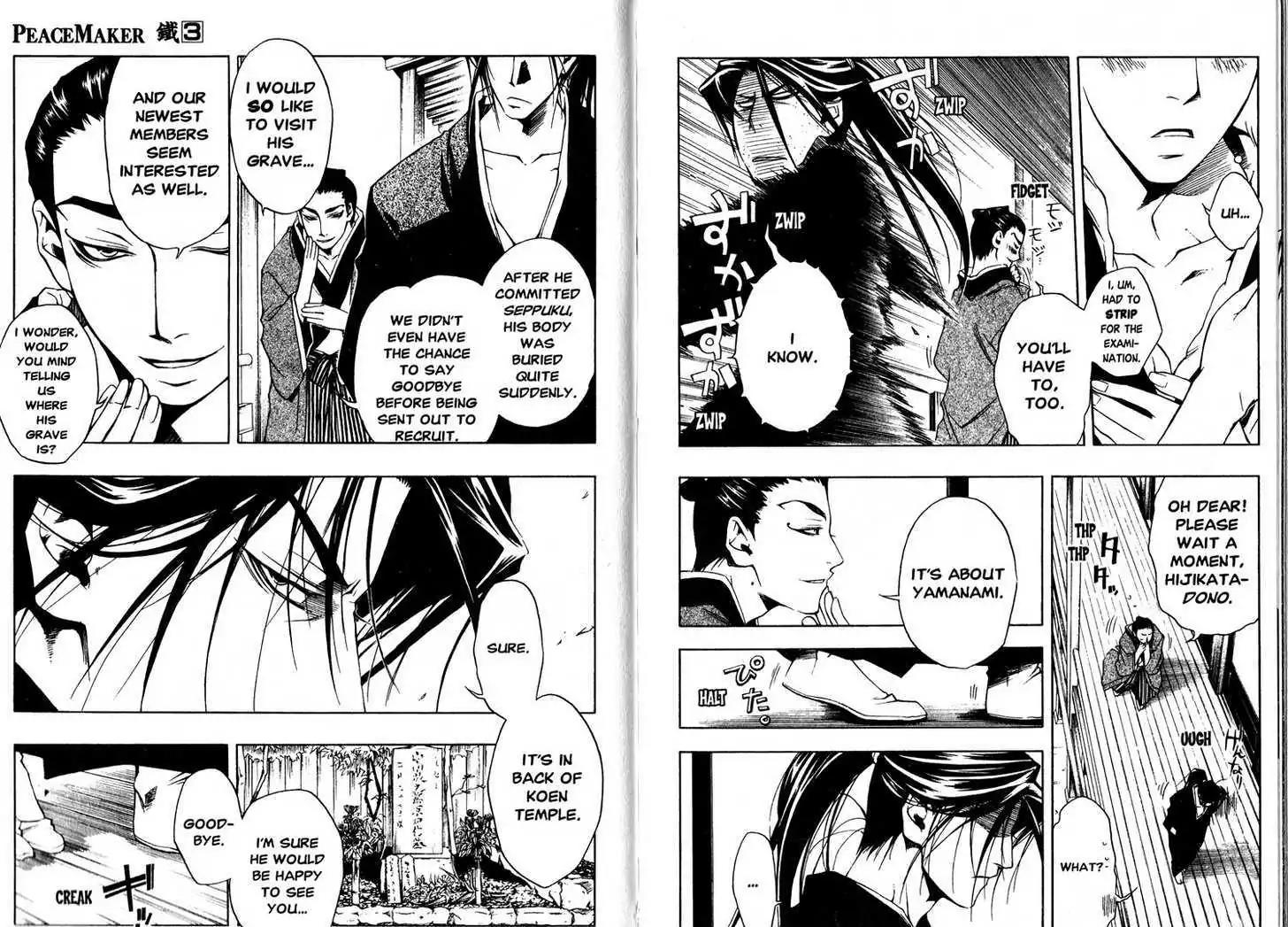 Peace Maker Kurogane Chapter 15 page 10 - Chapter 15: Sickness