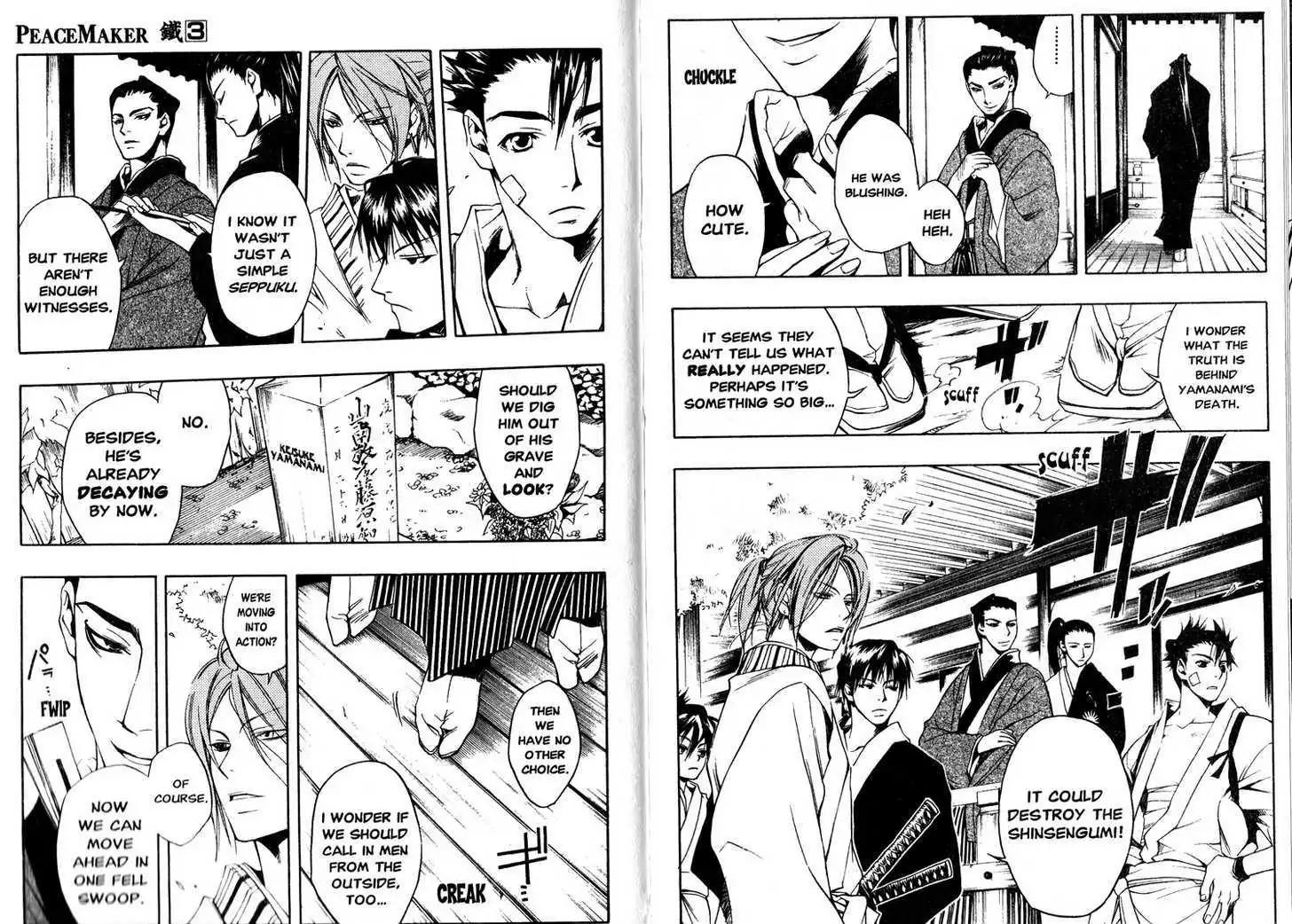 Peace Maker Kurogane Chapter 15 page 11 - Chapter 15: Sickness