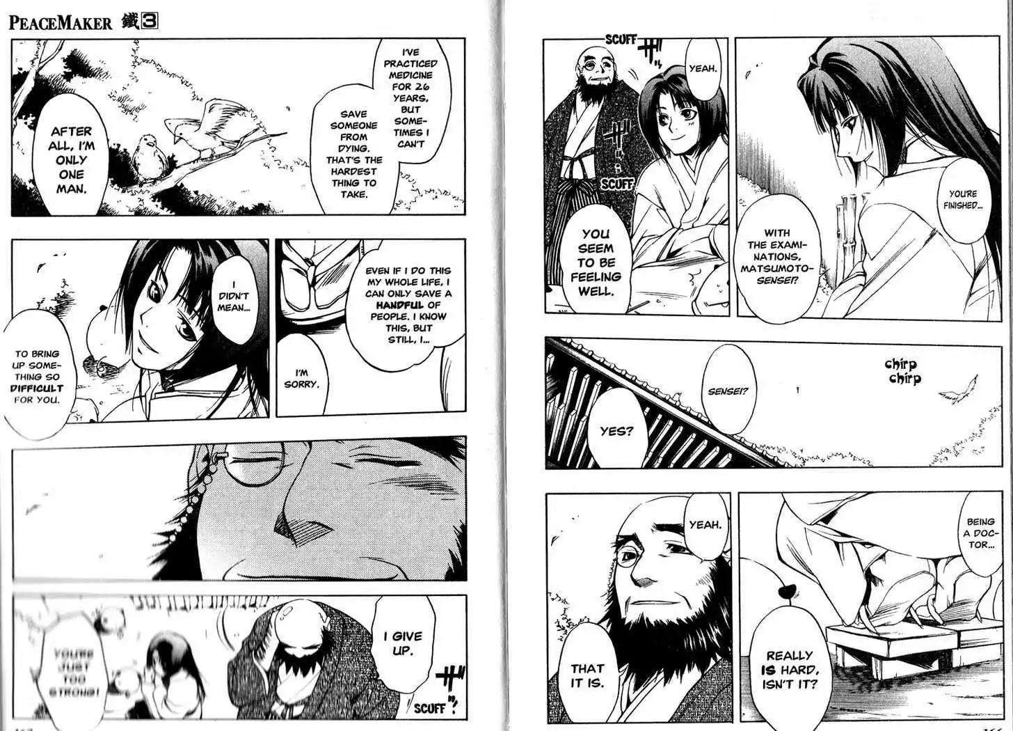 Peace Maker Kurogane Chapter 15 page 15 - Chapter 15: Sickness