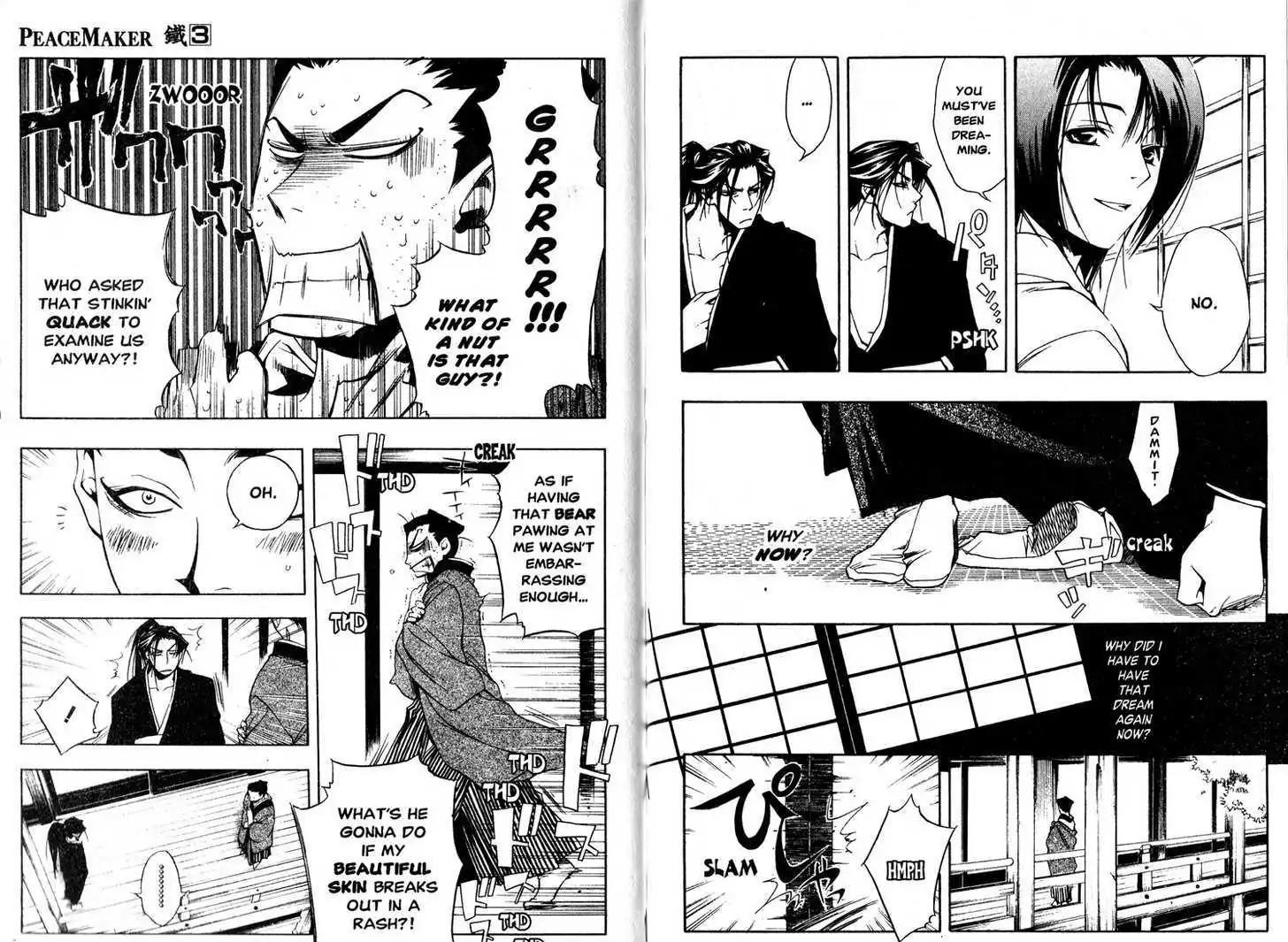 Peace Maker Kurogane Chapter 15 page 9 - Chapter 15: Sickness