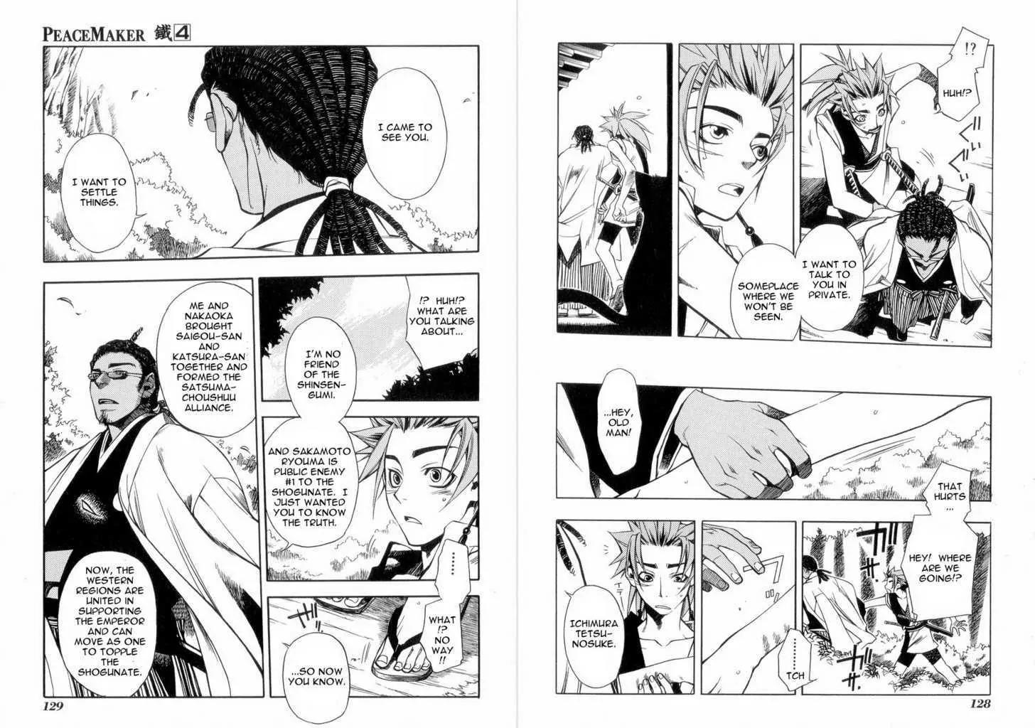 Peace Maker Kurogane Chapter 20 page 10 - Chapter 20: Choice