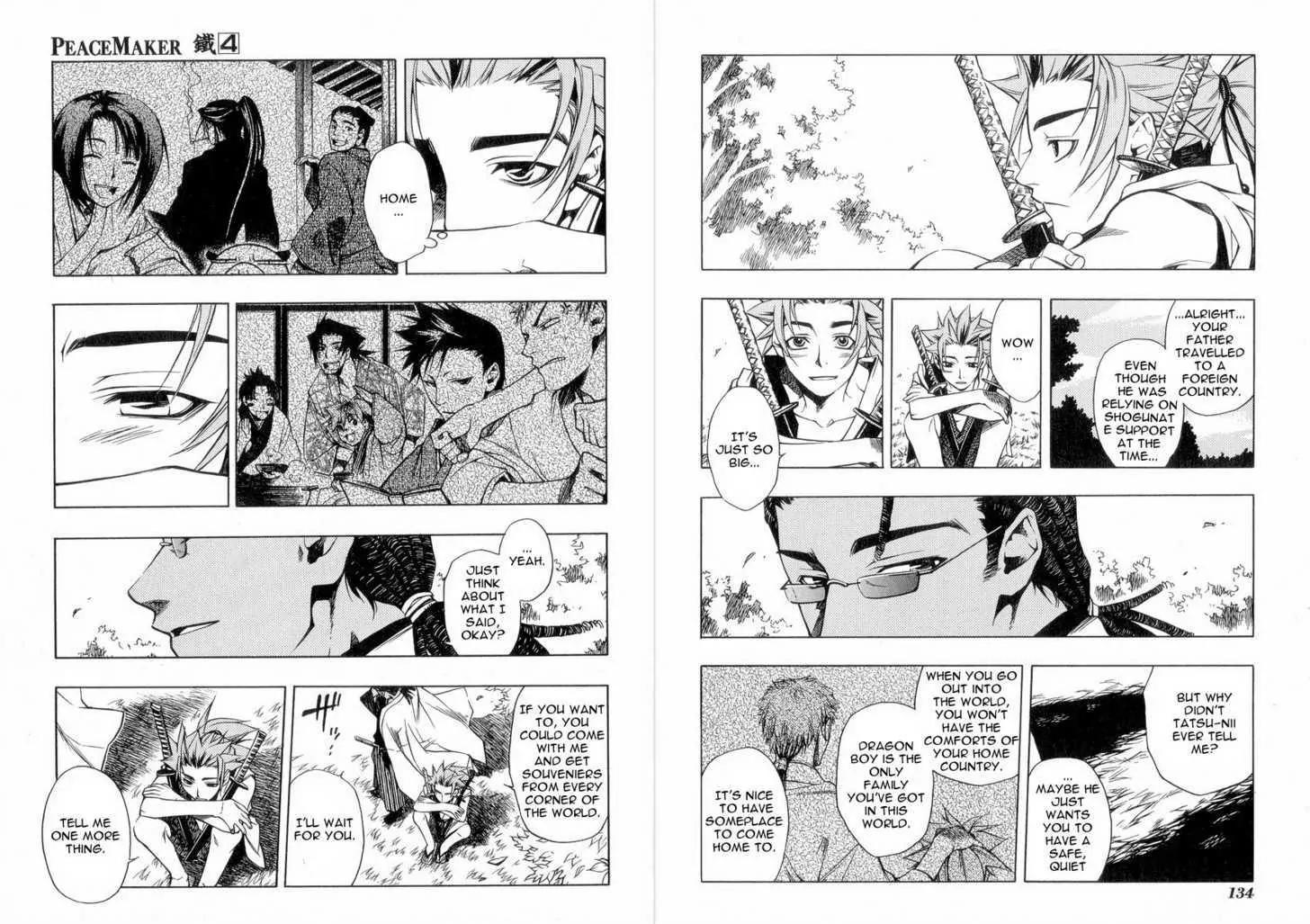 Peace Maker Kurogane Chapter 20 page 13 - Chapter 20: Choice