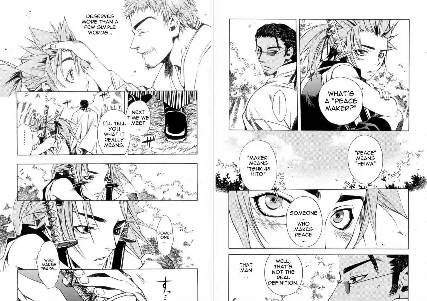 Peace Maker Kurogane Chapter 20 page 14 - Chapter 20: Choice