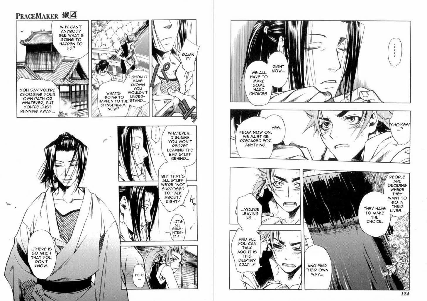 Peace Maker Kurogane Chapter 20 page 8 - Chapter 20: Choice