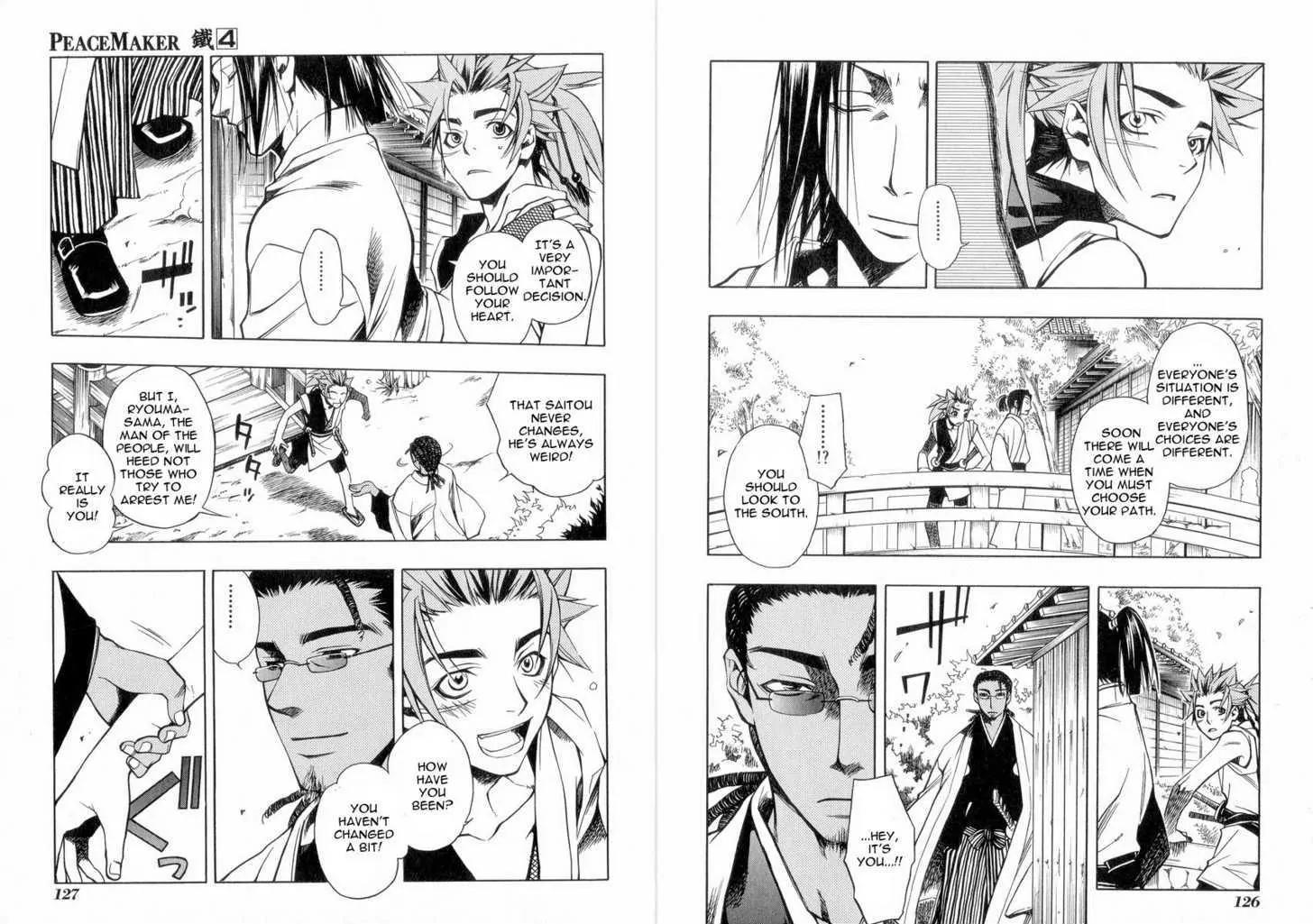 Peace Maker Kurogane Chapter 20 page 9 - Chapter 20: Choice