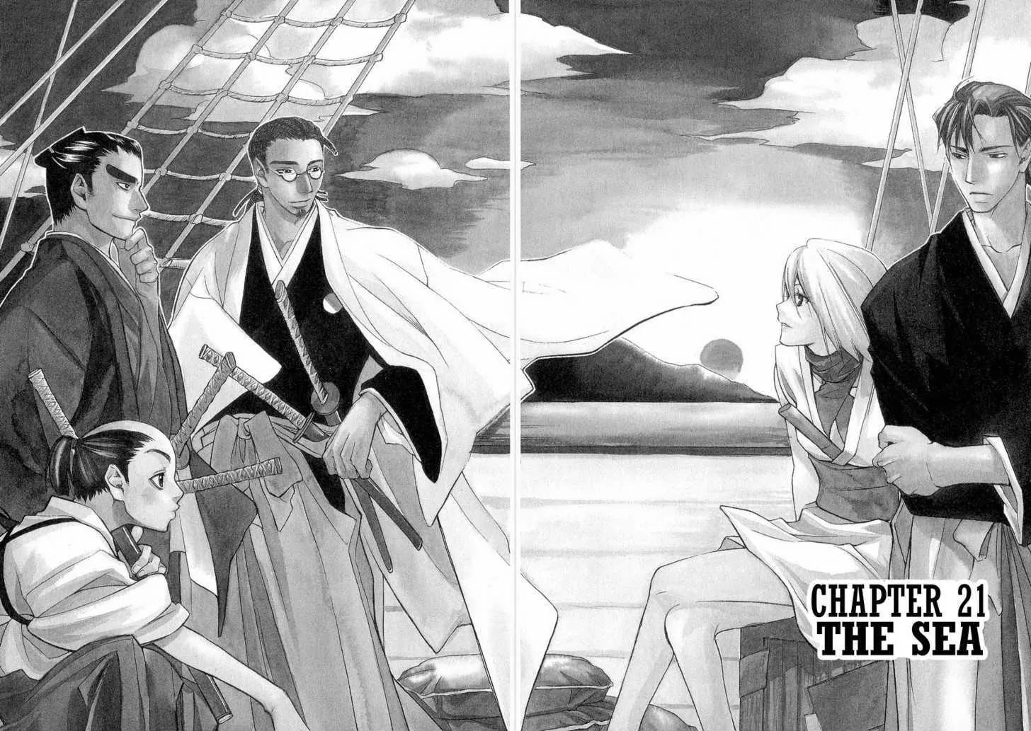 Peace Maker Kurogane Chapter 21 page 1 - Chapter 21: The Sea