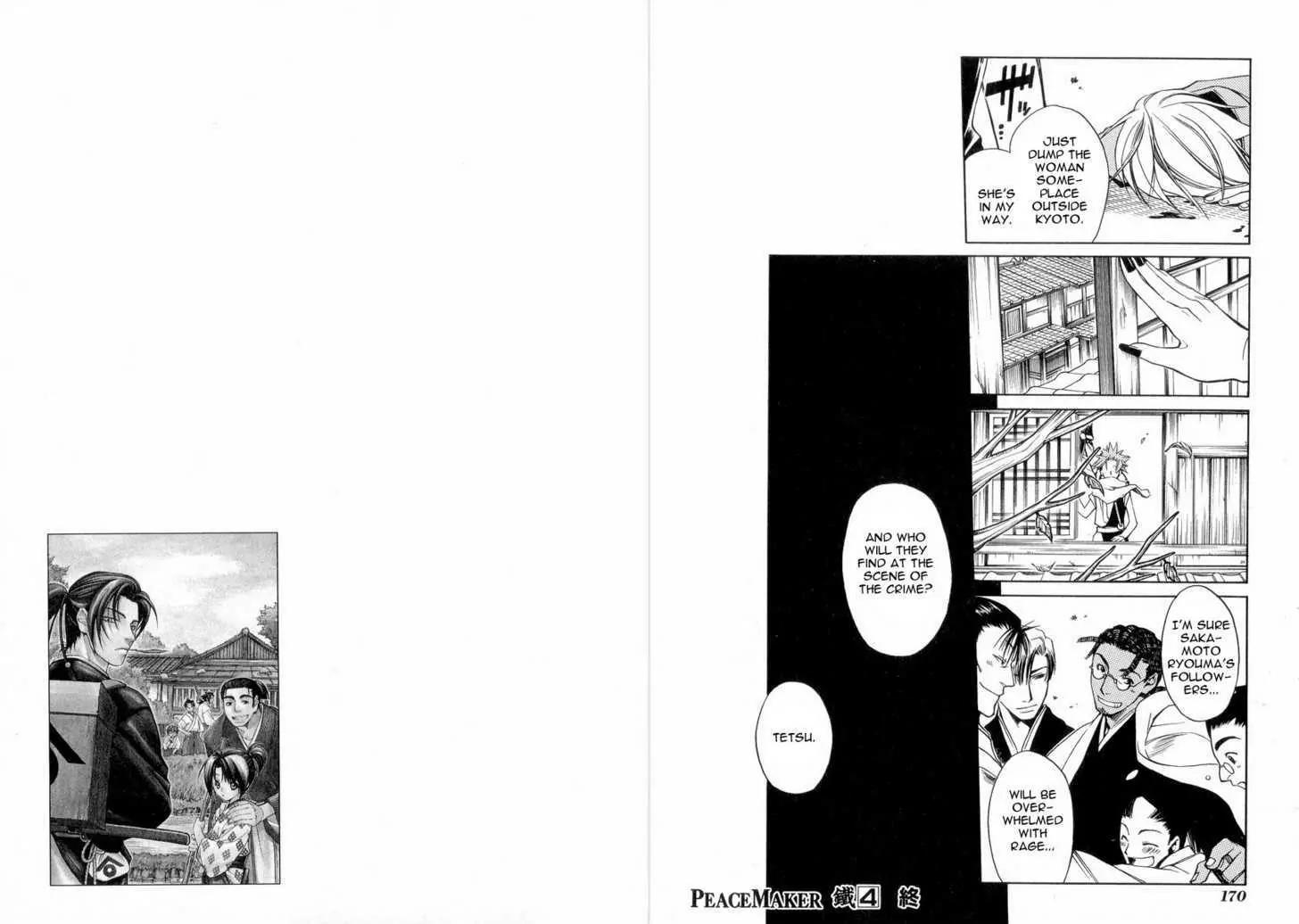 Peace Maker Kurogane Chapter 21 page 16 - Chapter 21: The Sea