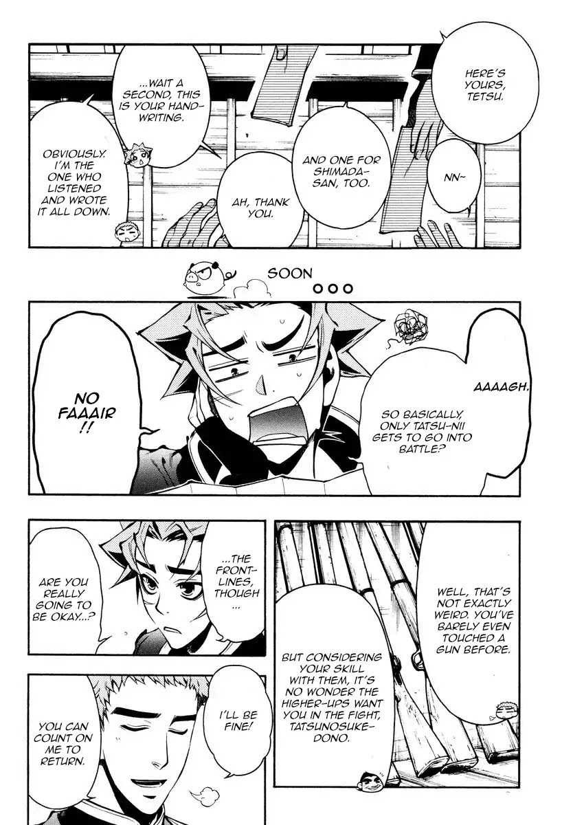 Peace Maker Kurogane Chapter 60 page 8 - Chapter 60: Flutter