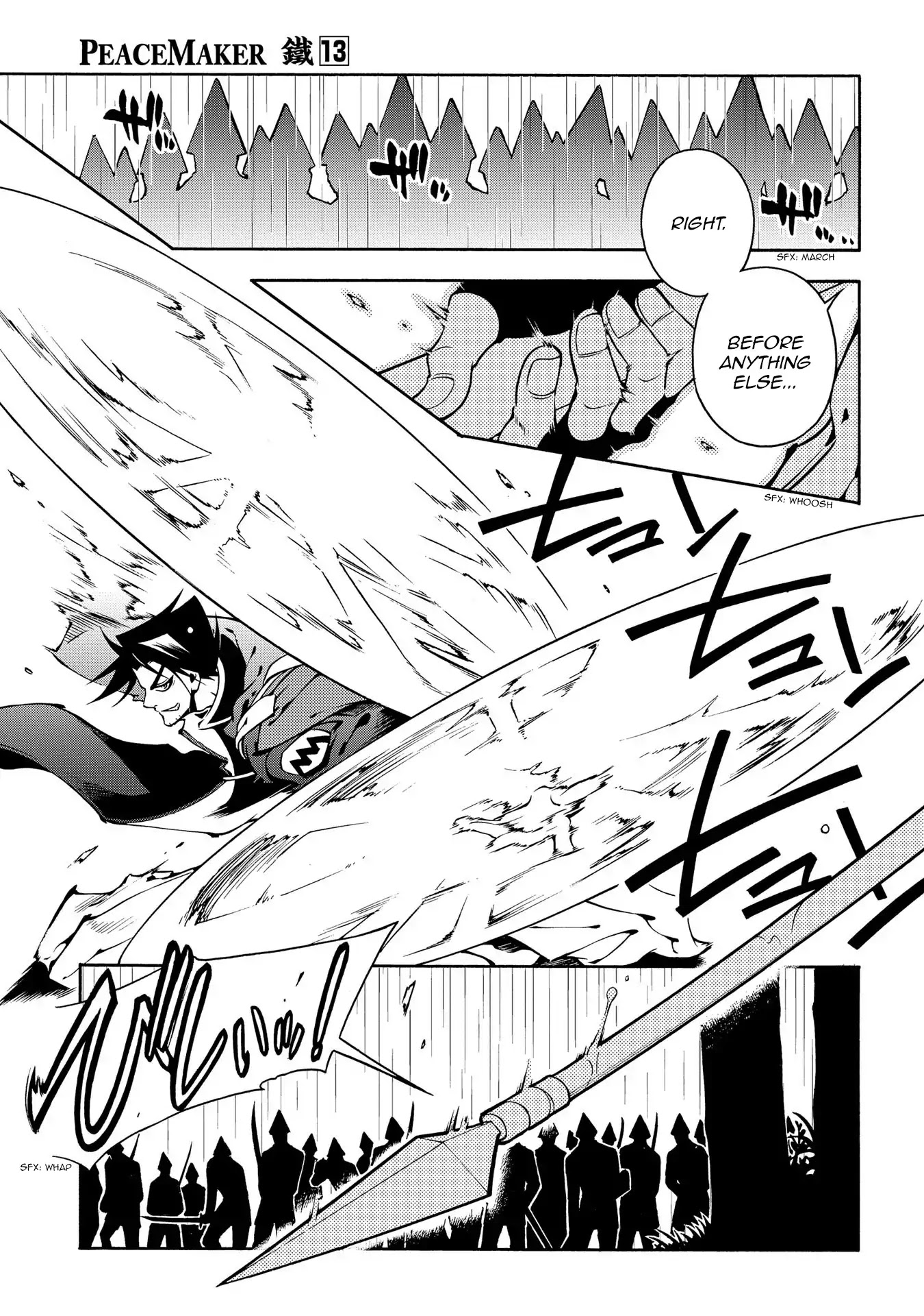 Peace Maker Kurogane Chapter 63 page 11 - Chapter 63: Assemble