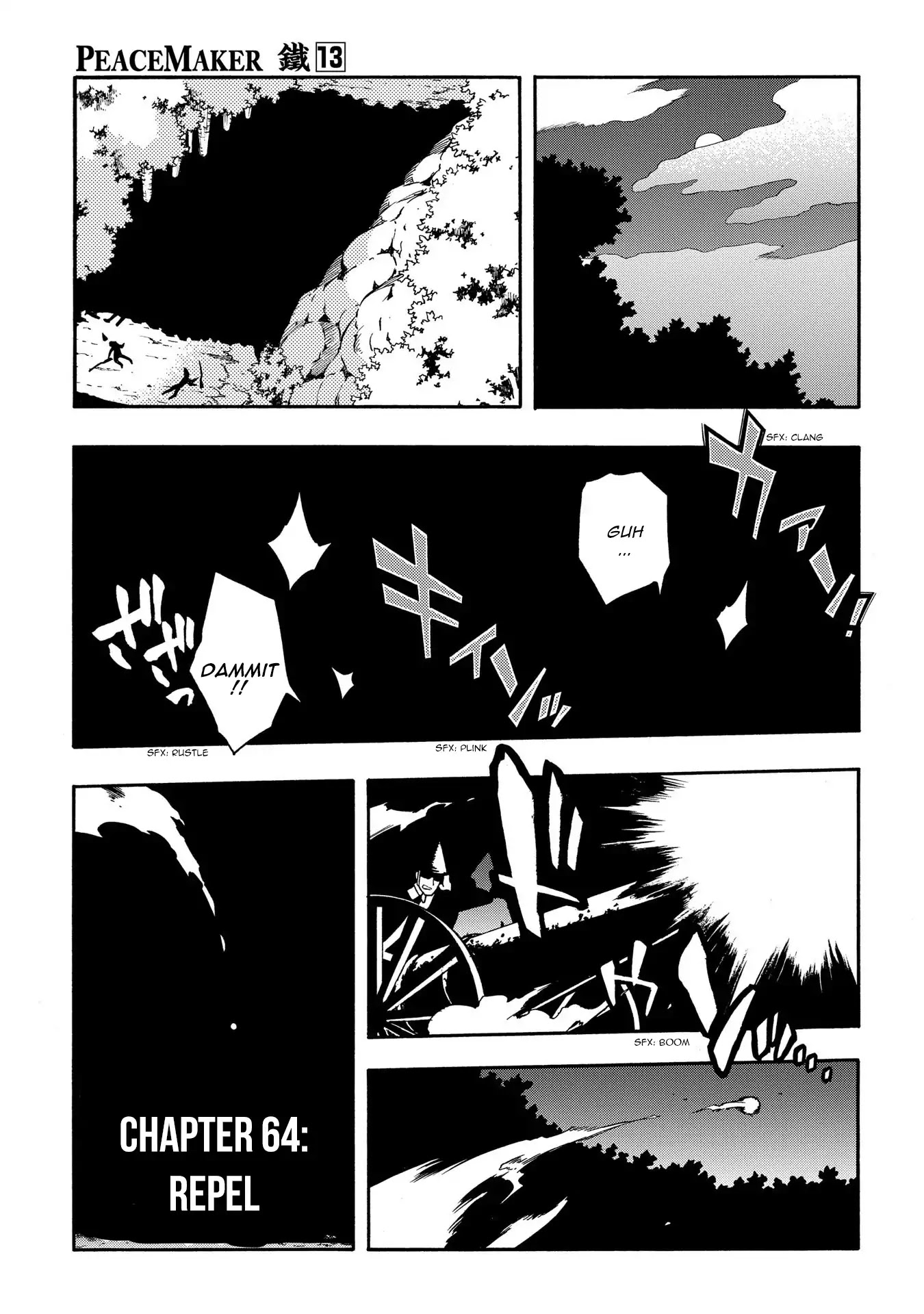 Peace Maker Kurogane Chapter 64 page 1 - Chapter 64: Repel