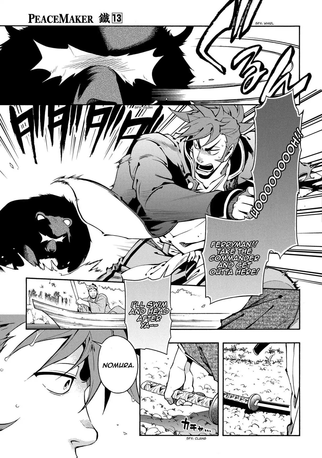 Peace Maker Kurogane Chapter 64 page 19 - Chapter 64: Repel