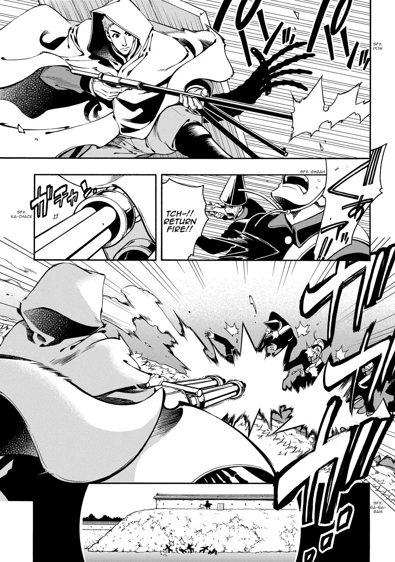 Peace Maker Kurogane Chapter 65 page 21 - Chapter 65: Cannon