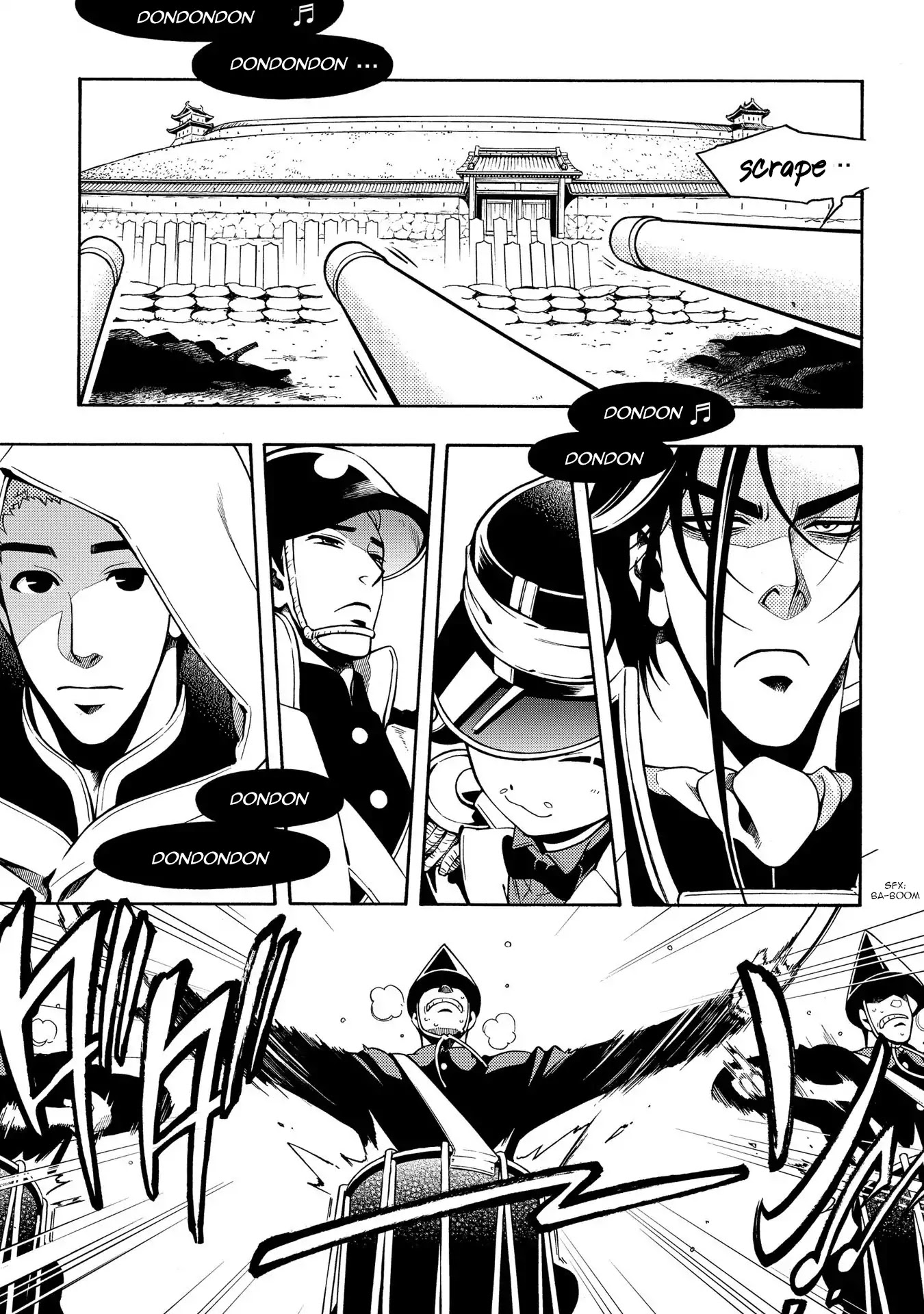 Peace Maker Kurogane Chapter 65 page 9 - Chapter 65: Cannon