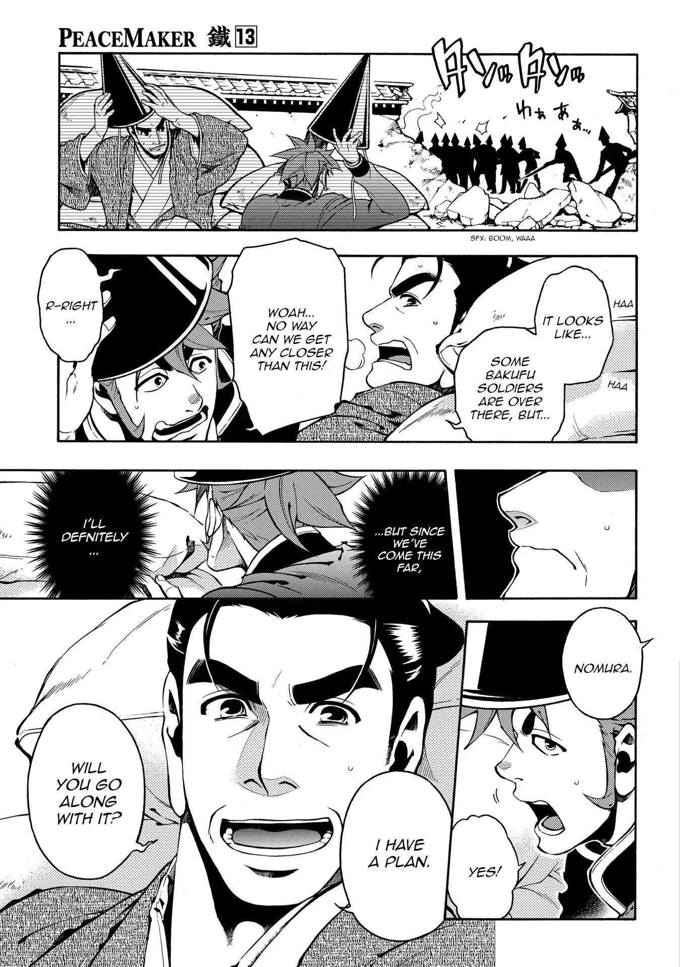 Peace Maker Kurogane Chapter 67 page 16 - Chapter 67: Scold
