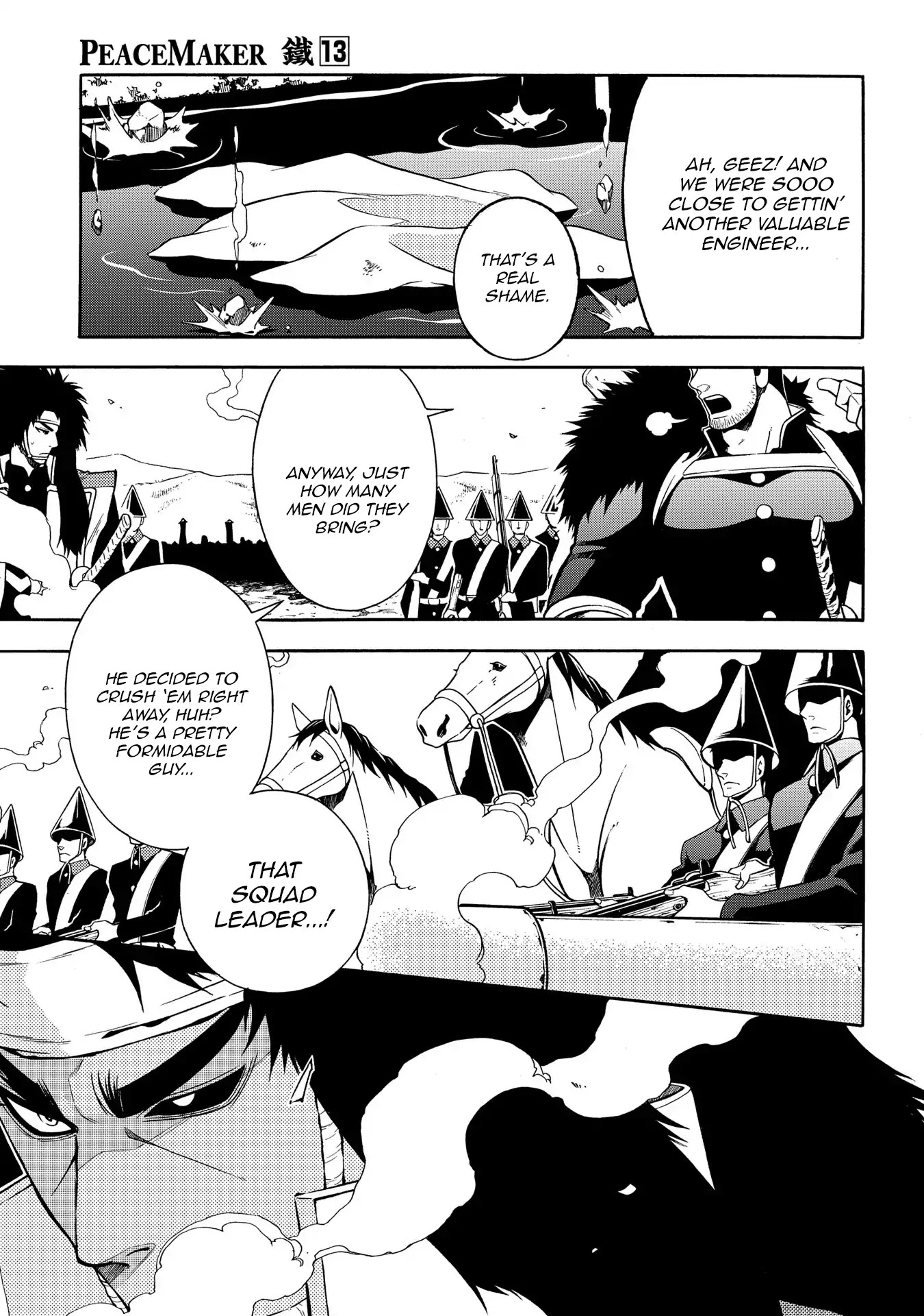 Peace Maker Kurogane Chapter 67 page 4 - Chapter 67: Scold