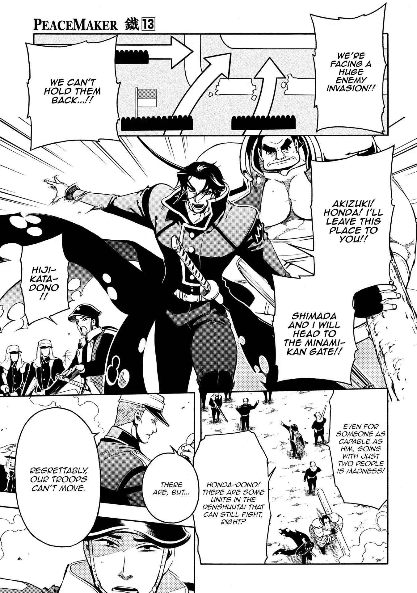 Peace Maker Kurogane Chapter 67 page 6 - Chapter 67: Scold