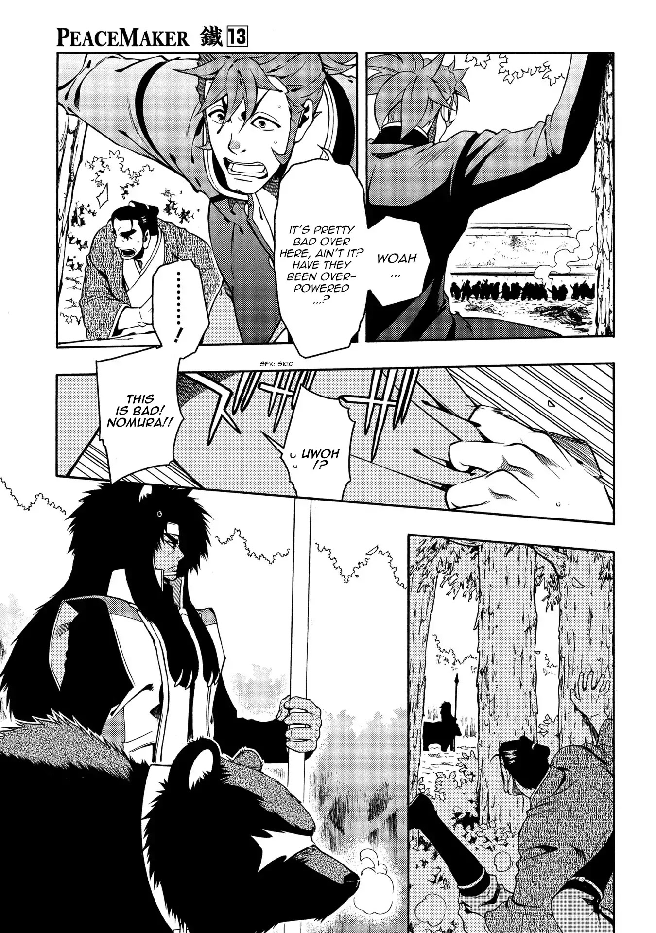 Peace Maker Kurogane Chapter 67 page 8 - Chapter 67: Scold