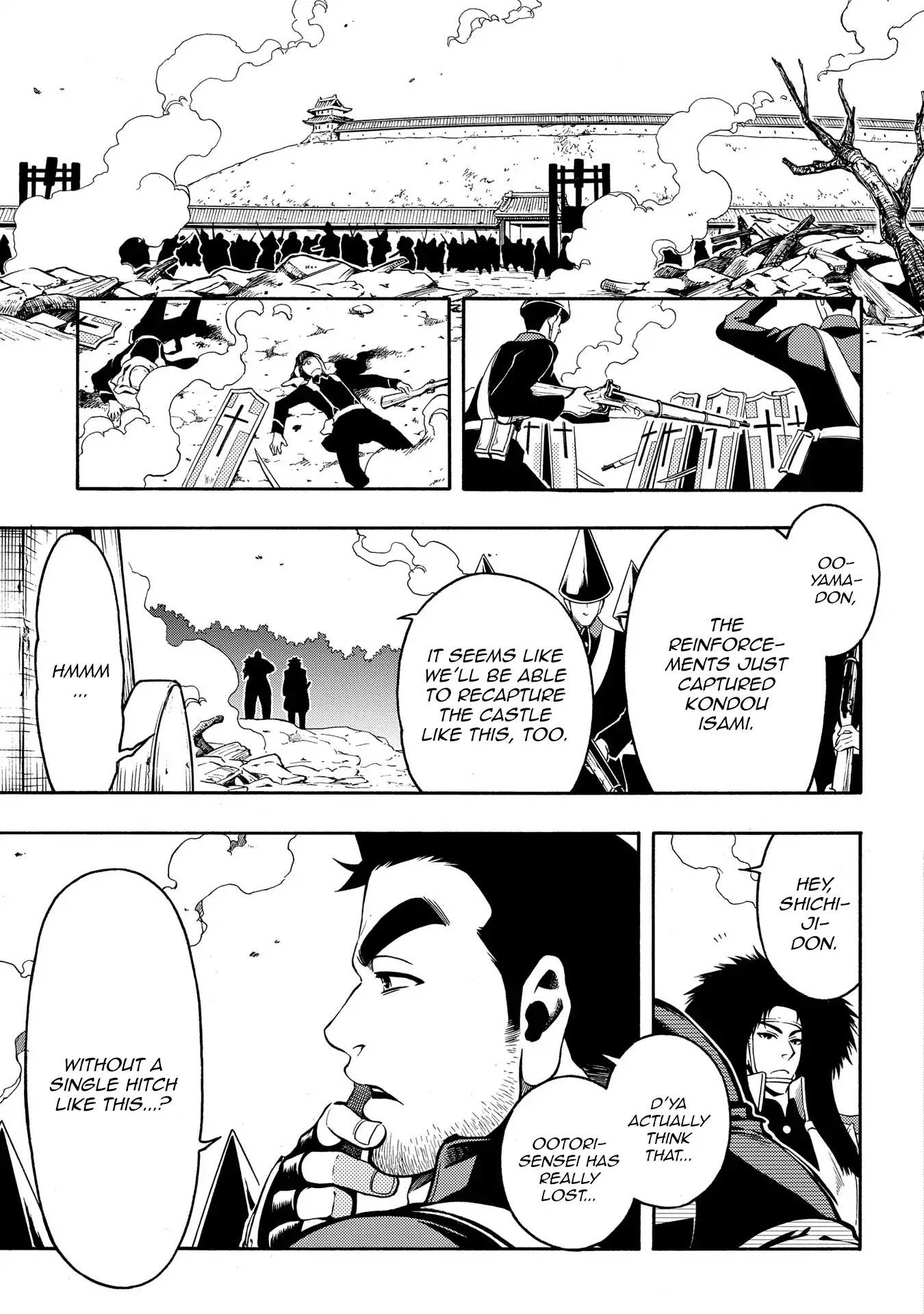 Peace Maker Kurogane Chapter 68 page 28 - Chapter 68: Hallucination