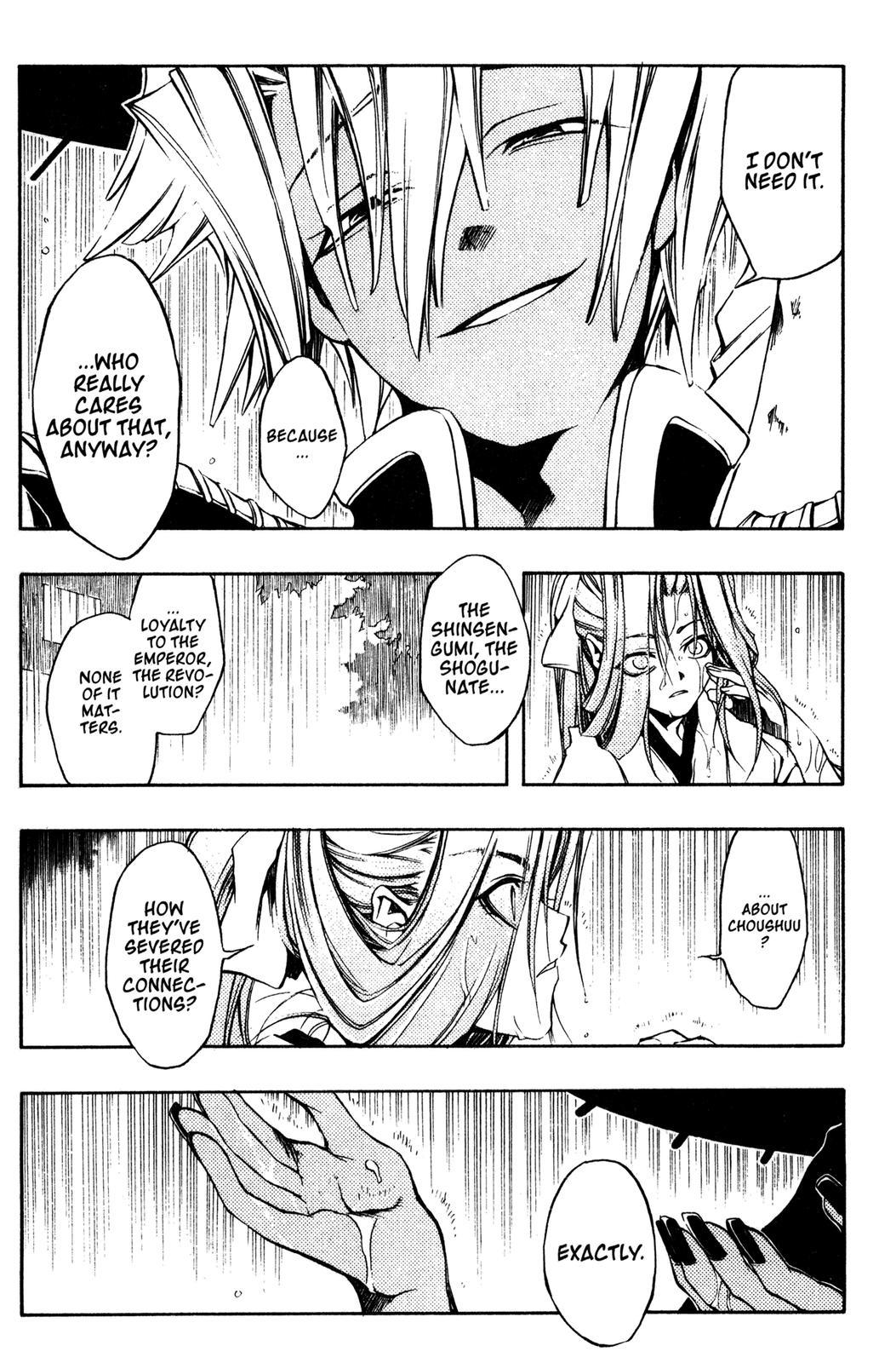 Peace Maker Kurogane Chapter 7 page 24 - Chapter 7: Rain