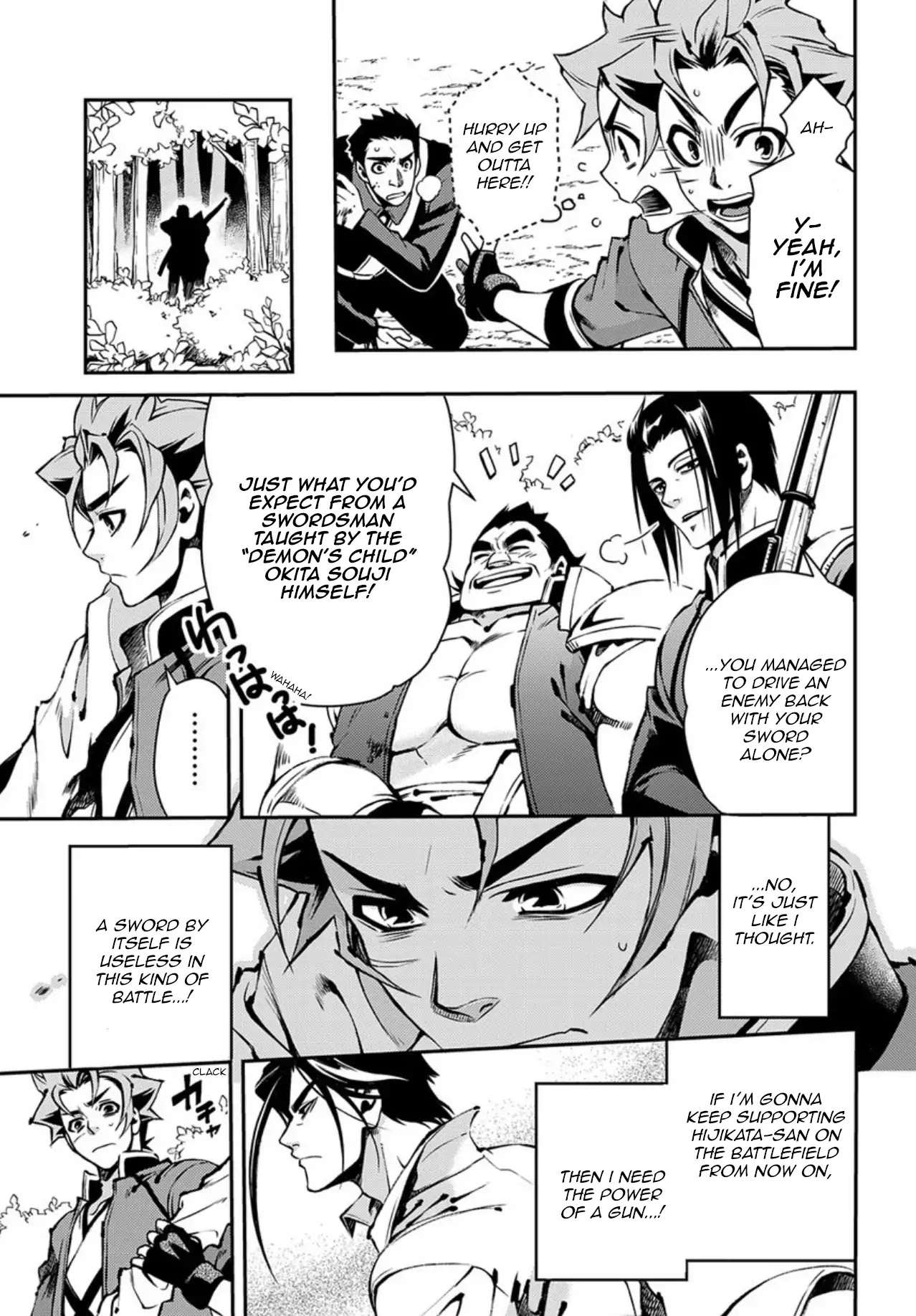 Peace Maker Kurogane Chapter 85 page 11 - Chapter 85: Meeting