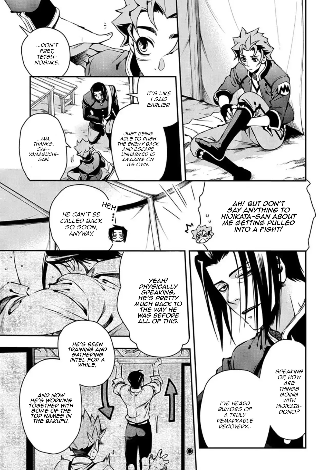 Peace Maker Kurogane Chapter 85 page 13 - Chapter 85: Meeting