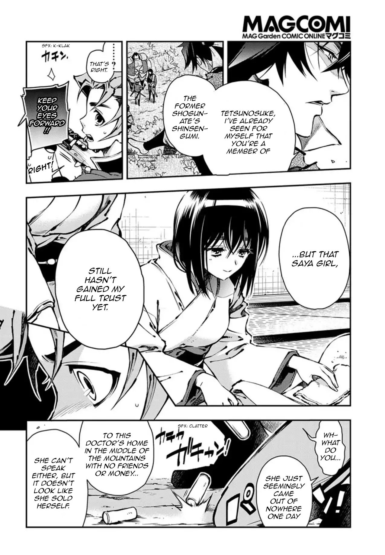 Peace Maker Kurogane Chapter 86 page 12 - Chapter 86: Drills