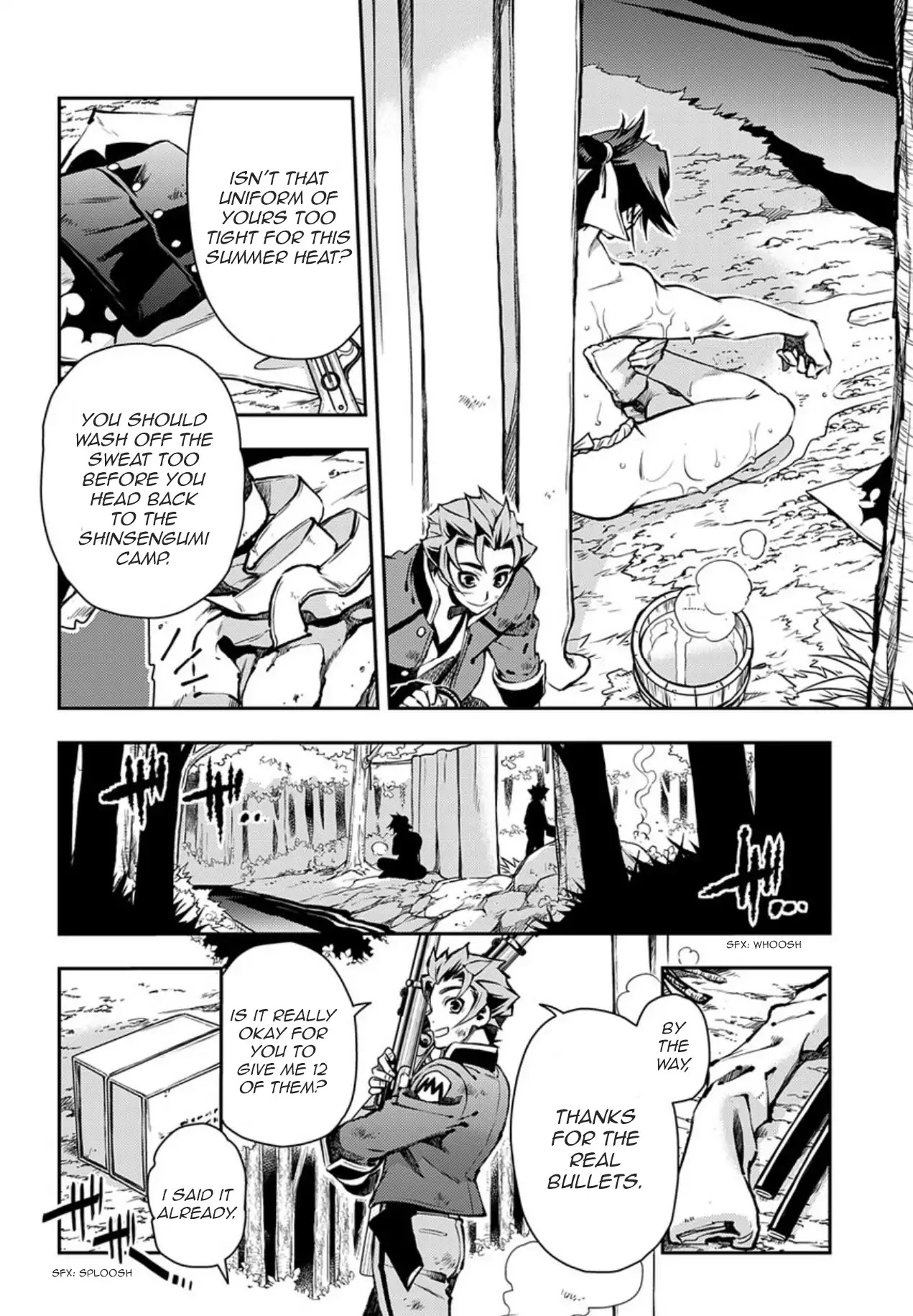 Peace Maker Kurogane Chapter 86 page 16 - Chapter 86: Drills
