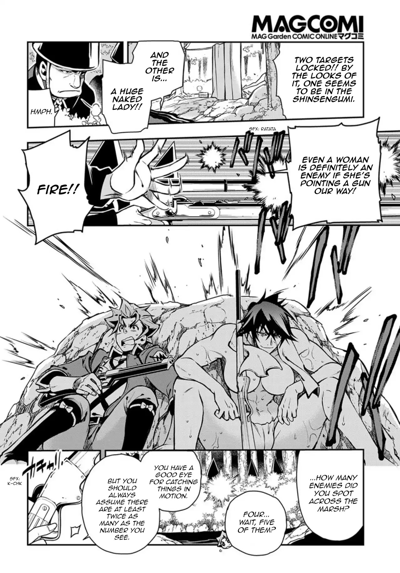 Peace Maker Kurogane Chapter 86 page 20 - Chapter 86: Drills