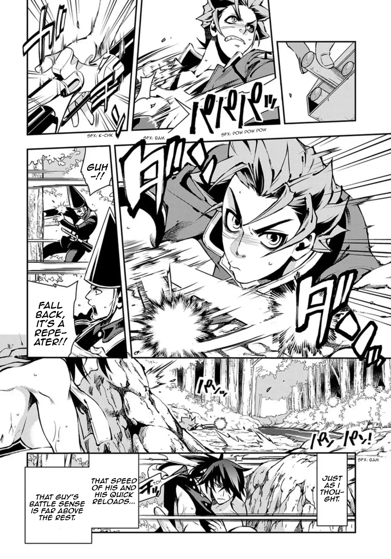Peace Maker Kurogane Chapter 86 page 24 - Chapter 86: Drills