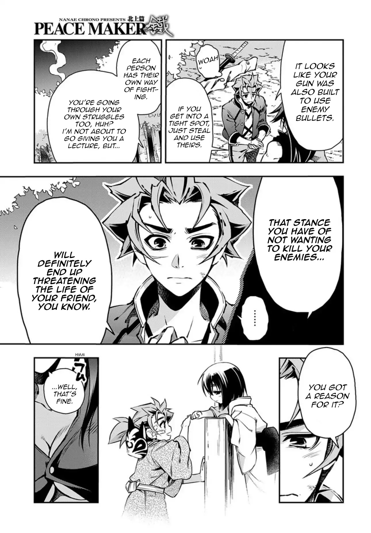 Peace Maker Kurogane Chapter 86 page 28 - Chapter 86: Drills