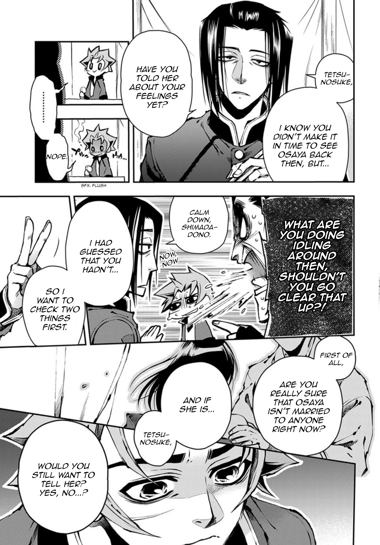 Peace Maker Kurogane Chapter 87 page 3 - Chapter 87: Declare