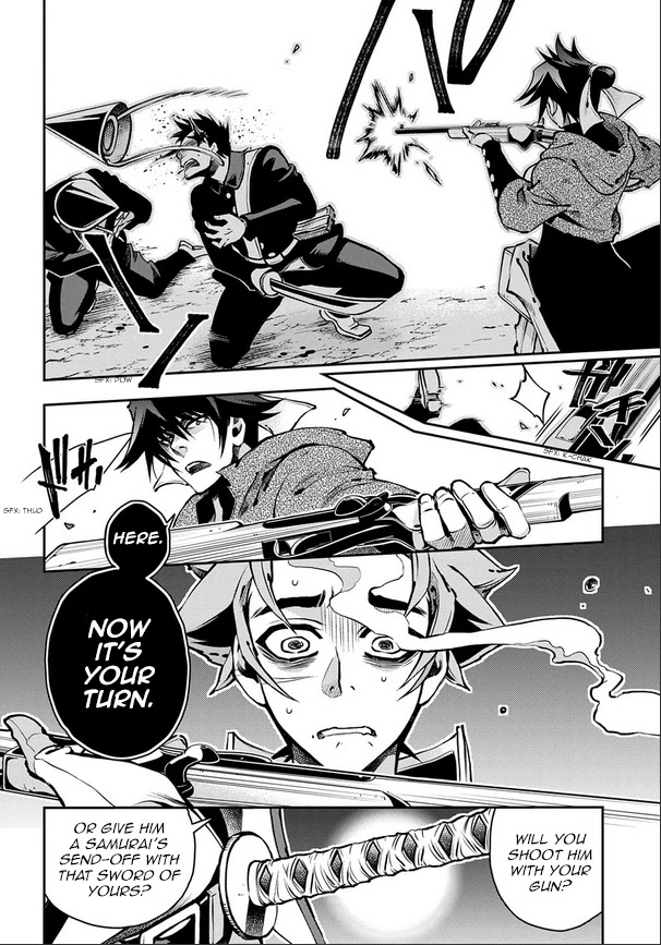 Peace Maker Kurogane Chapter 90 page 28 - Chapter 90: Cowardice